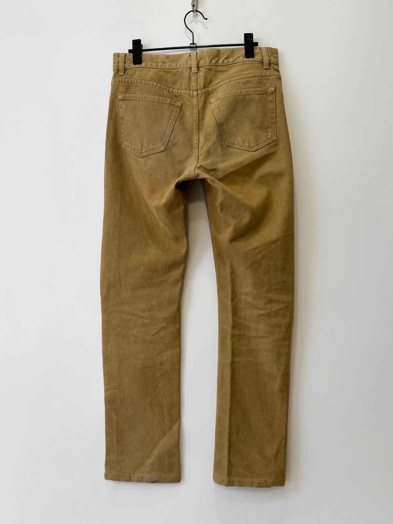 Helmut Lang Helmut Lang 1998 Vintage Yellow Denim Jeans 30 Size US 30 / EU 46 - 2 Thumbnail