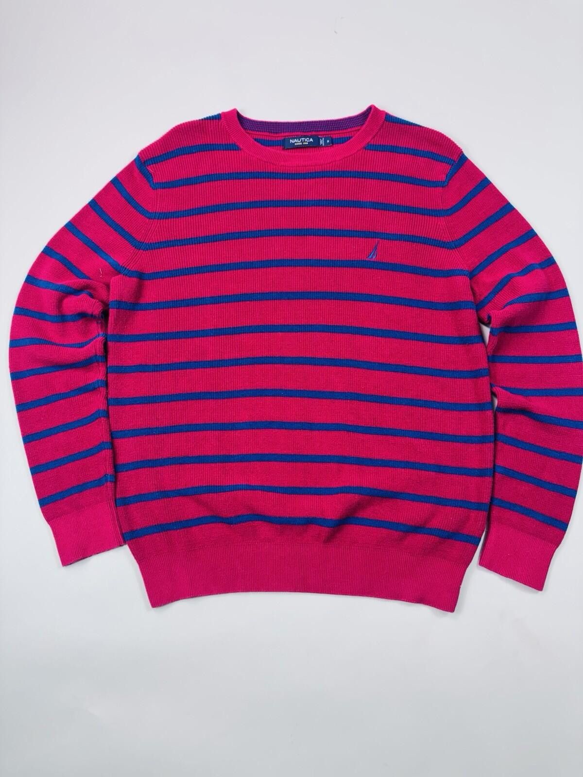 Nautica Nautica Men’s Striped Crewneck Pullover Sweater Size M Size US M / EU 48-50 / 2 - 1 Thumbnail