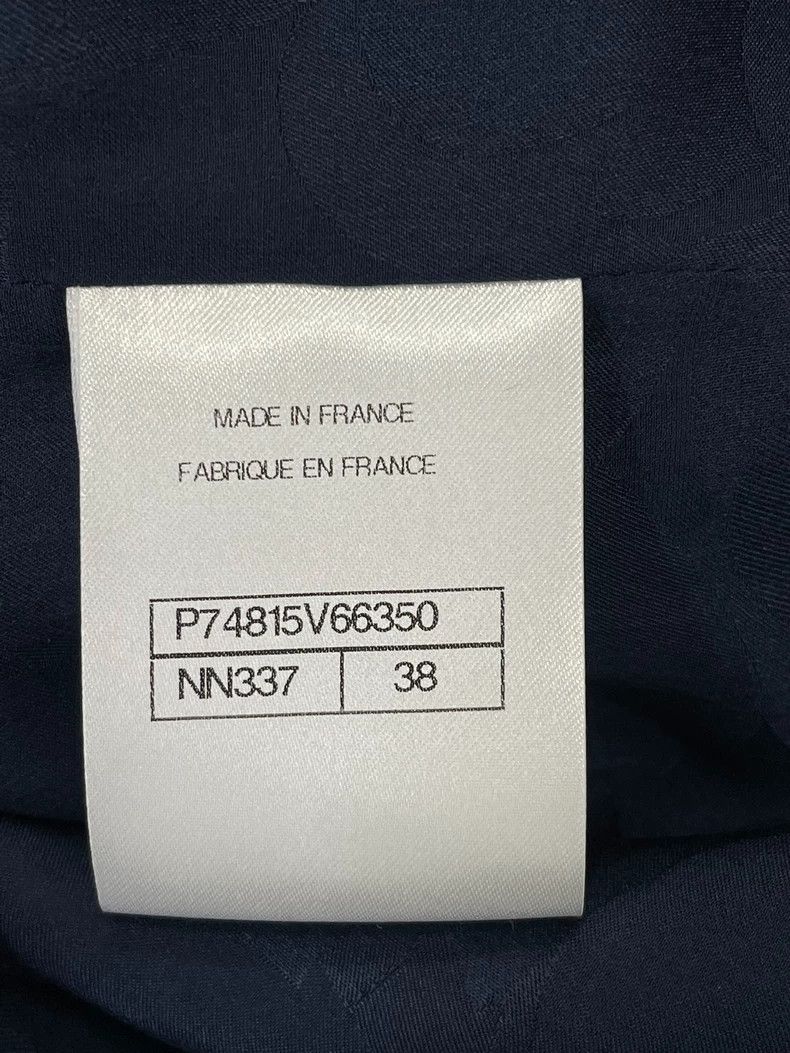Chanel chanel 23S blue printed large logo silk printed long skirt Size XS / US 0-2 / IT 36-38 - 5 Thumbnail