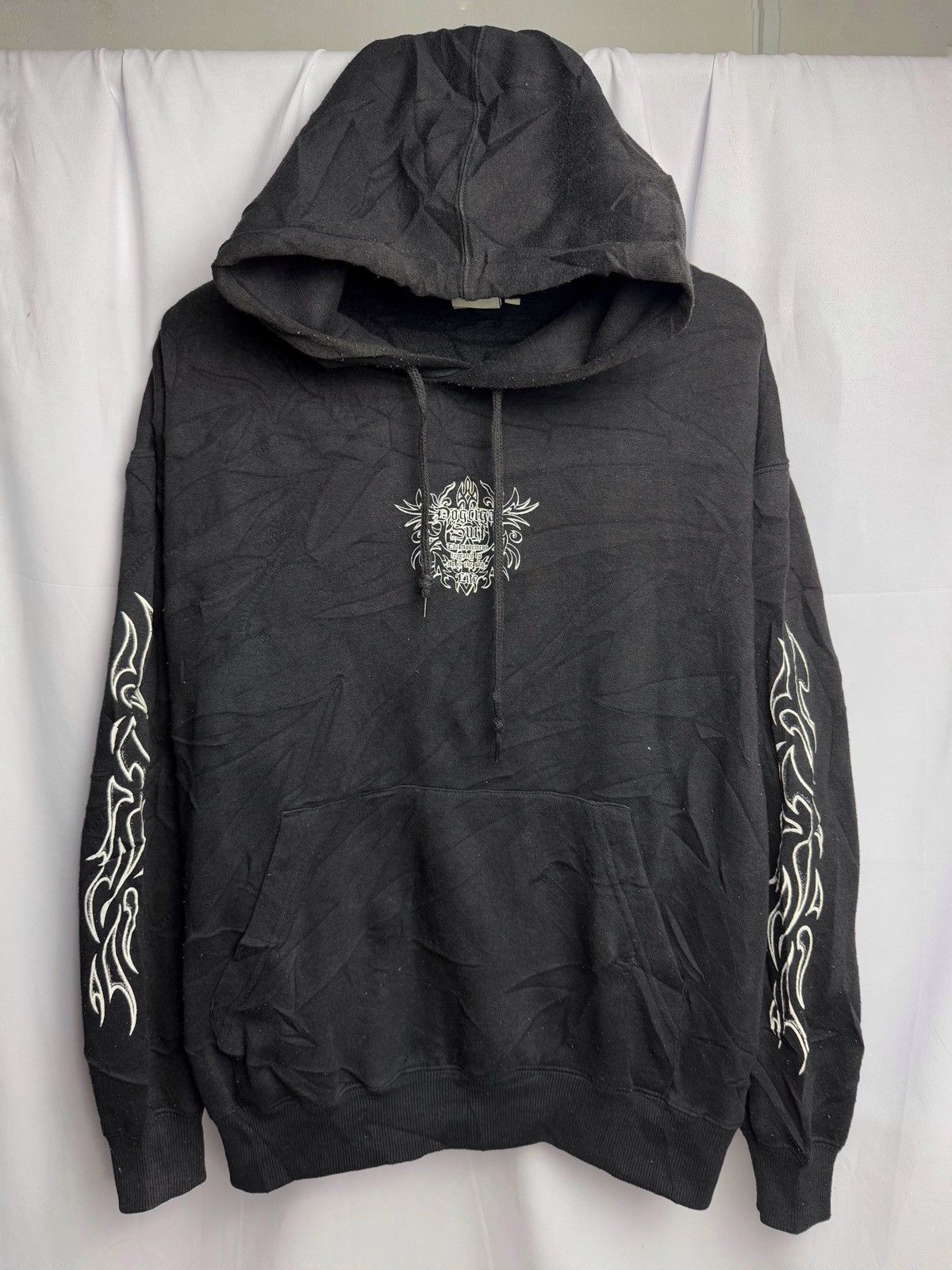 Hysteric Glamour Japanese Tribal Poem Hoodie Dogcigar Hysteric Style Size US M / EU 48-50 / 2 - 2 Thumbnail