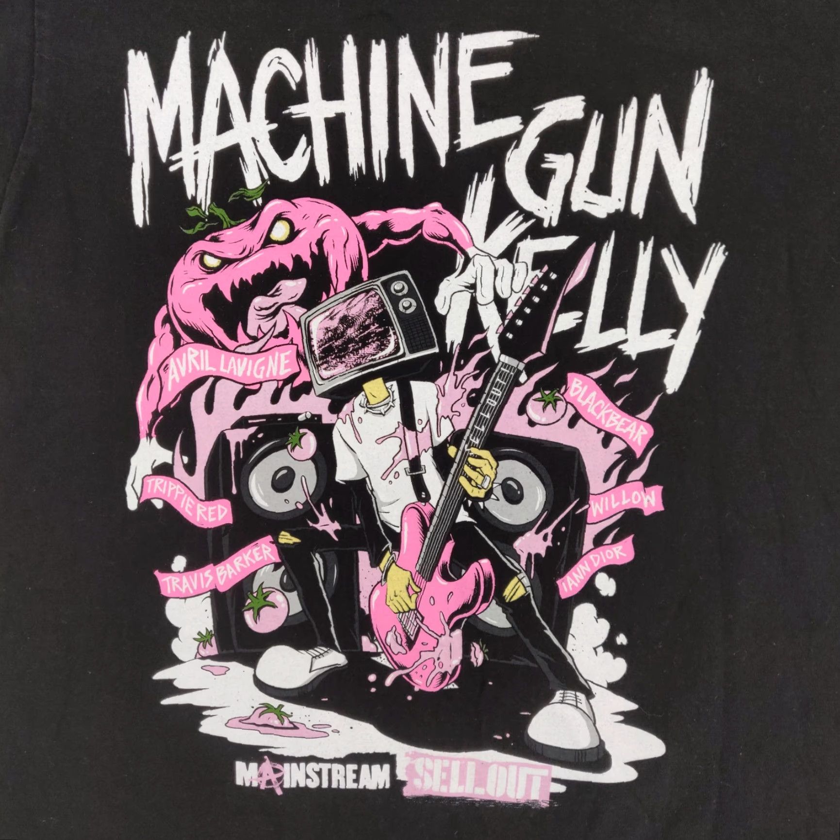 Vintage Machine Gun Kelly T-Shirt Adult Mens M Black Mainstream Sellout Tour MGK 2022 Size US M / EU 48-50 / 2 - 6 Thumbnail