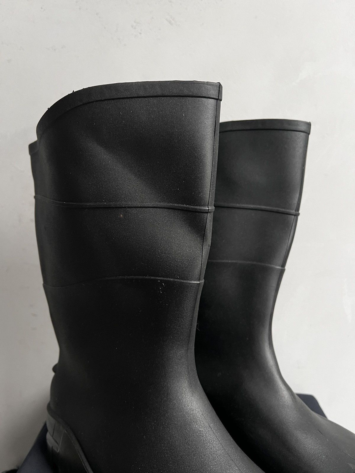 Japanese Brand Vintage rubber moto boots yeezy style hype opium Size US 8 / EU 41 - 6 Thumbnail