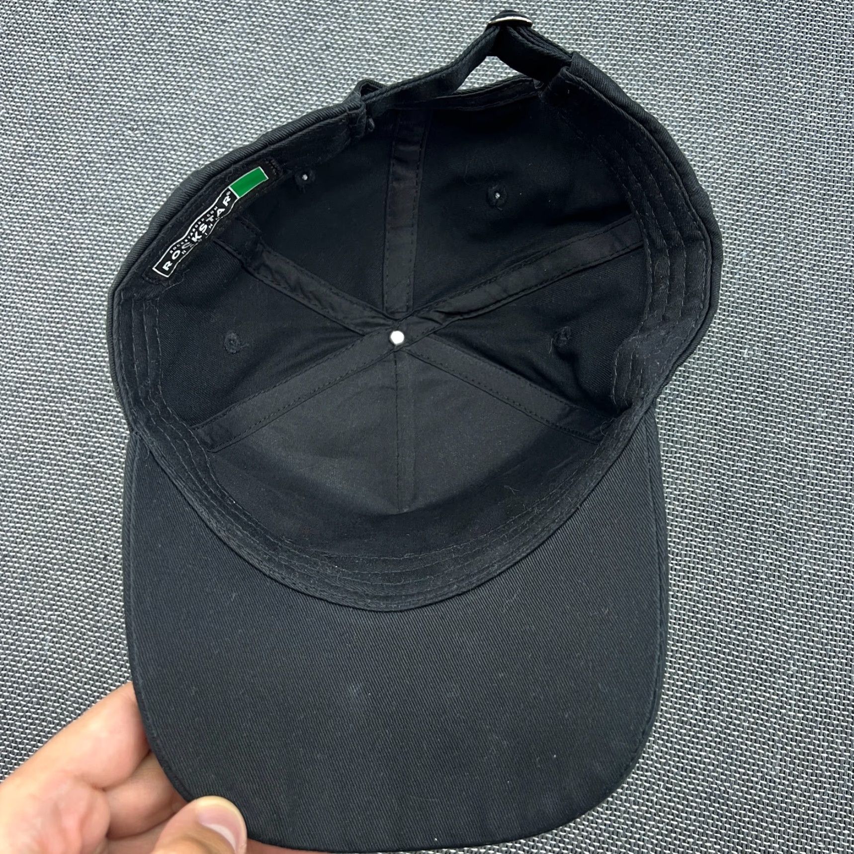 Poler Rockstar TIESTO DJ Racing Black Hat Cap Adjustable Back Baseball Cap Unisex Adults One Size Size ONE SIZE - 7 Thumbnail