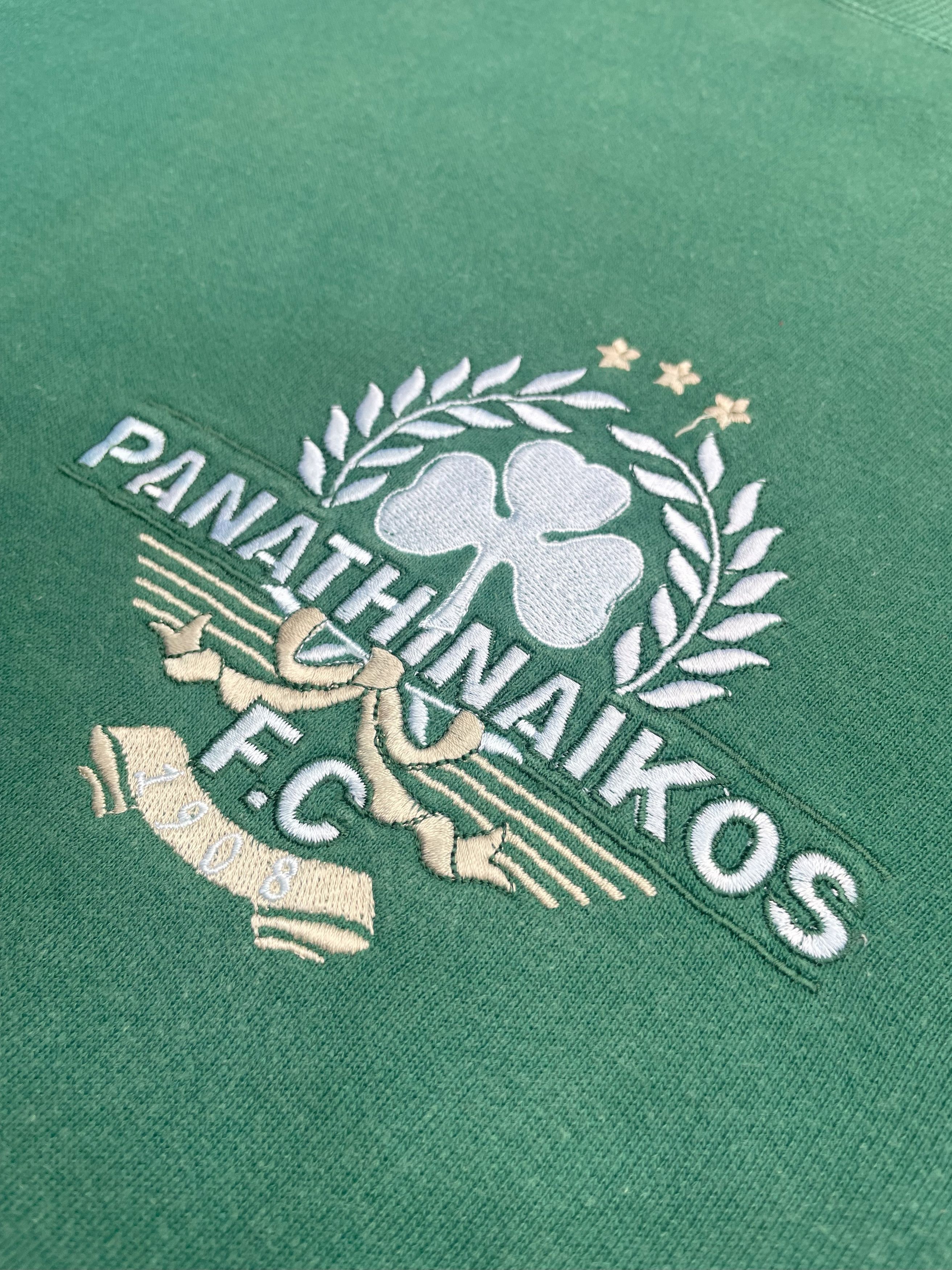 Vintage Vintage Panathinaikos FC Crewneck Size US XL / EU 56 / 4 - 5 Thumbnail