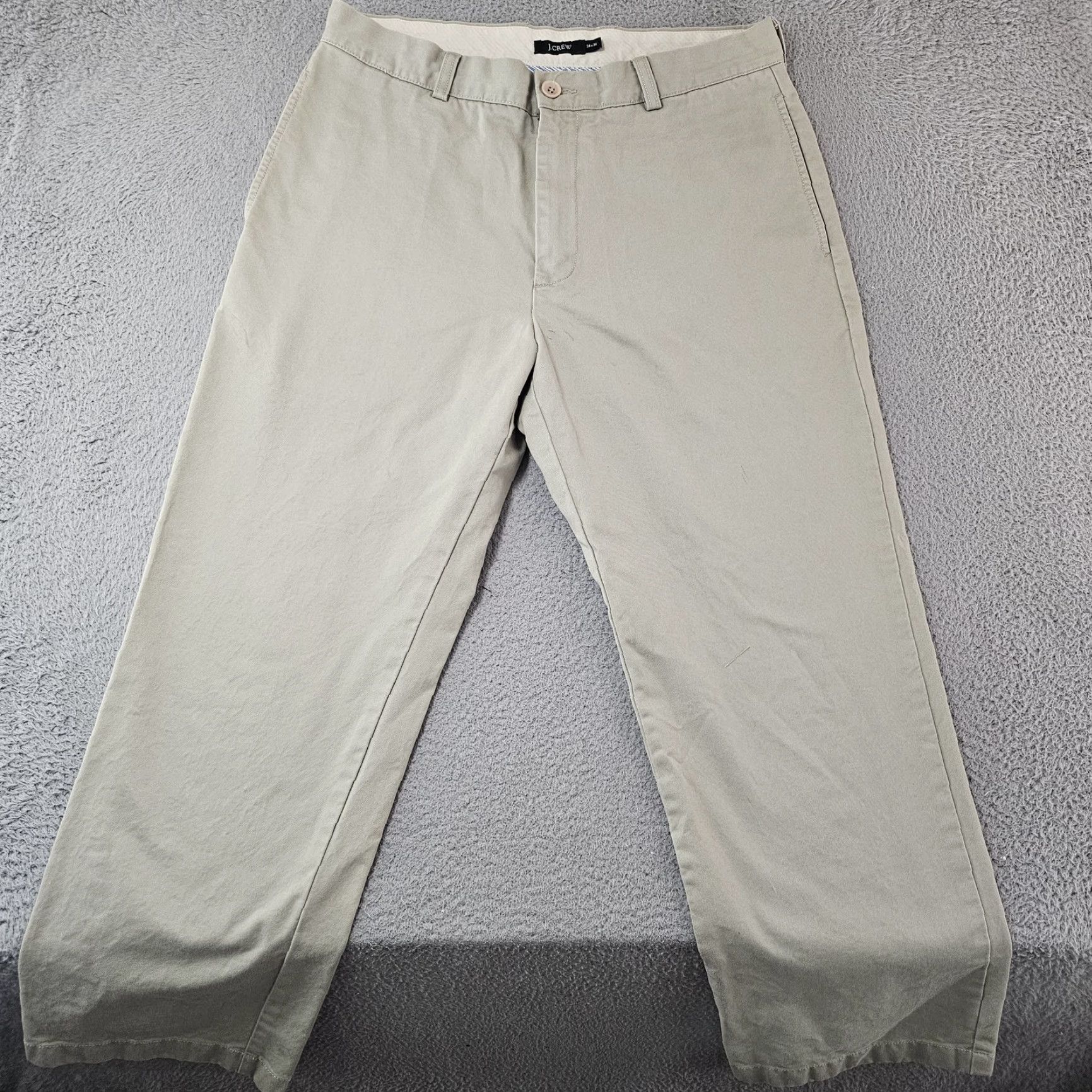J.Crew J.CREW Pants Mens 34x28 Chino 100% Cotton Beige Casual Classic Straight Front Pocket Workwear Mens Size US 34 / EU 50 - 2 Thumbnail