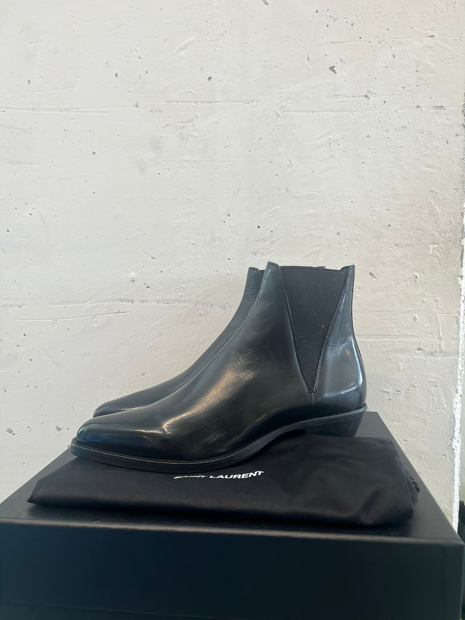 Saint Laurent Paris o1alsim1 Dakota 50 Boots in Black Size US 10 / EU 43 - 3 Thumbnail