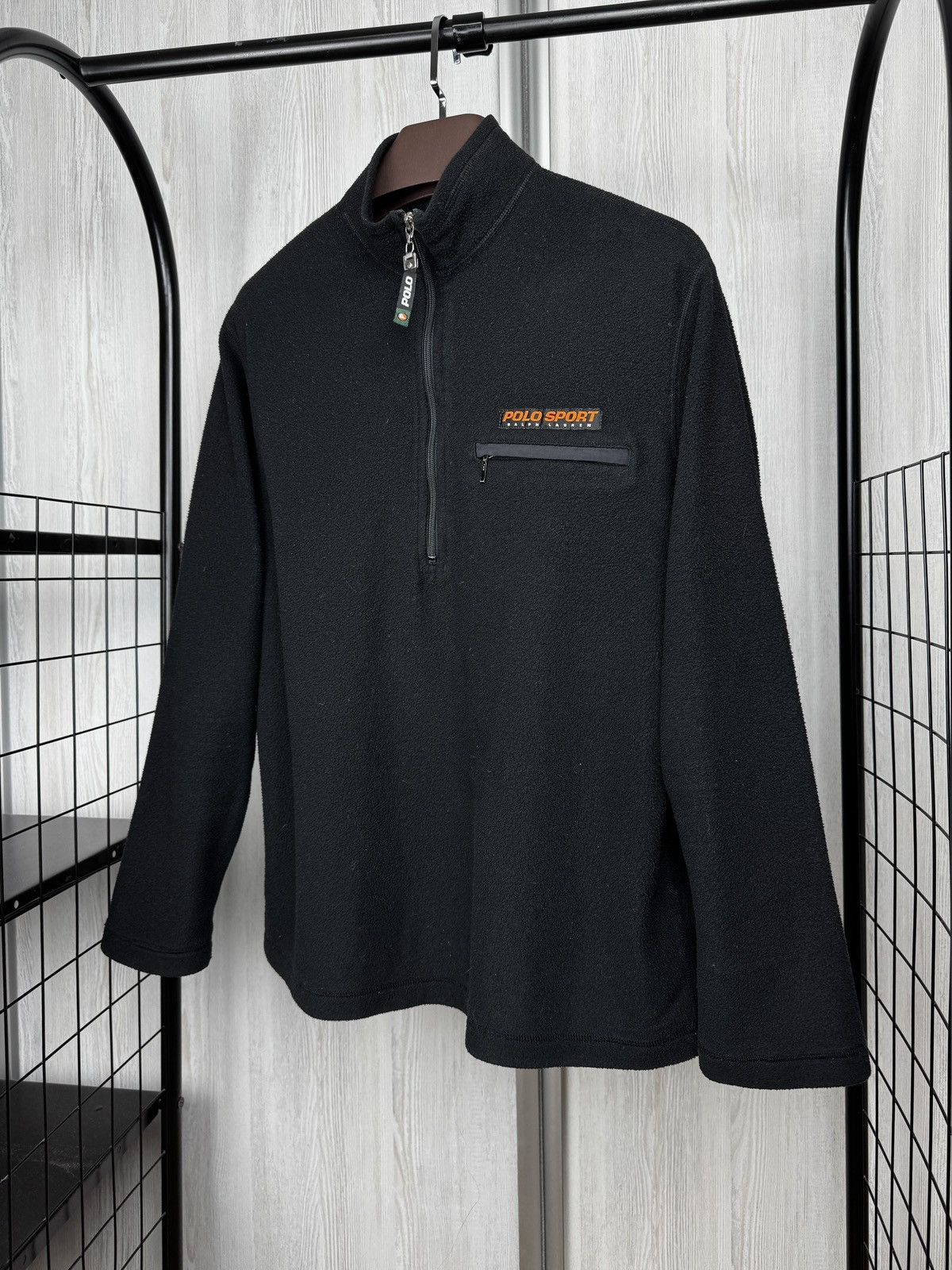 Ralph Lauren Vintage Polo Sport Ralph Lauren 1/4 Zip Pullover Made in USA Size US L / EU 52-54 / 3 - 5 Thumbnail