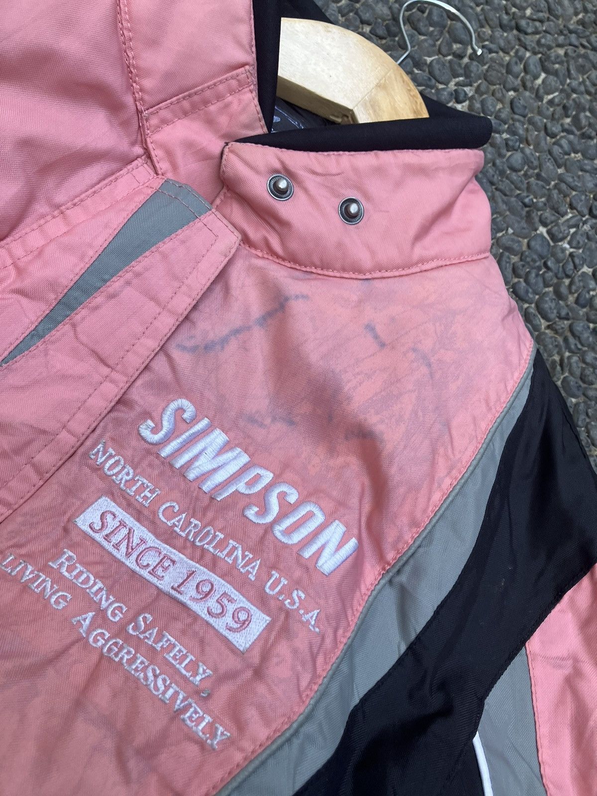 Vintage Vintage Simpson Angel Hearts Team Race Jacket Size US L / EU 52-54 / 3 - 10 Thumbnail