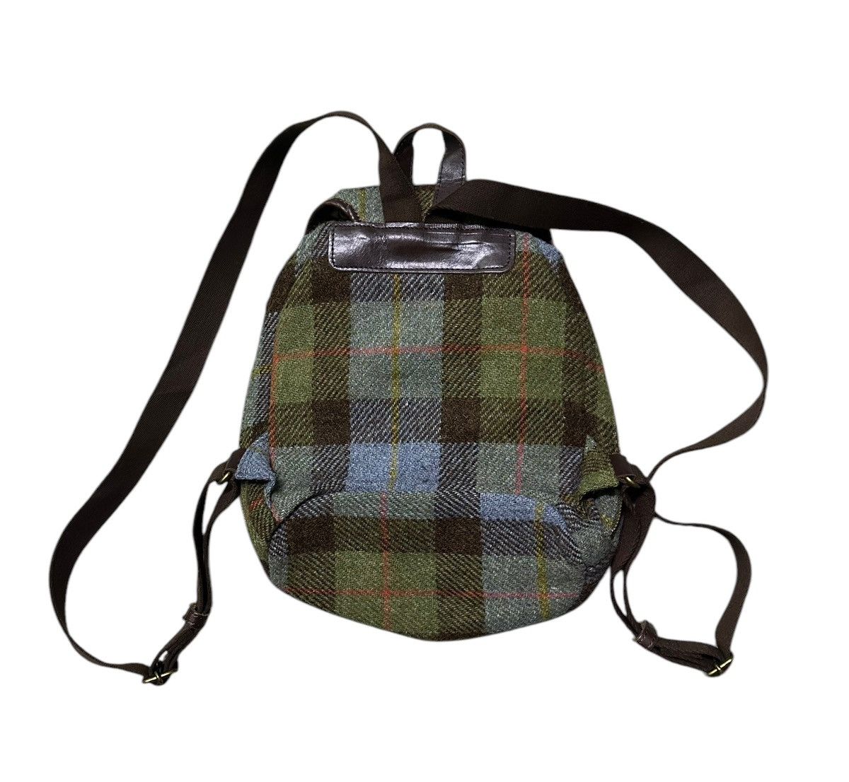 Harris Tweed Art-direct wool harris tweed tartan small backpacks Size ONE SIZE - 5 Thumbnail