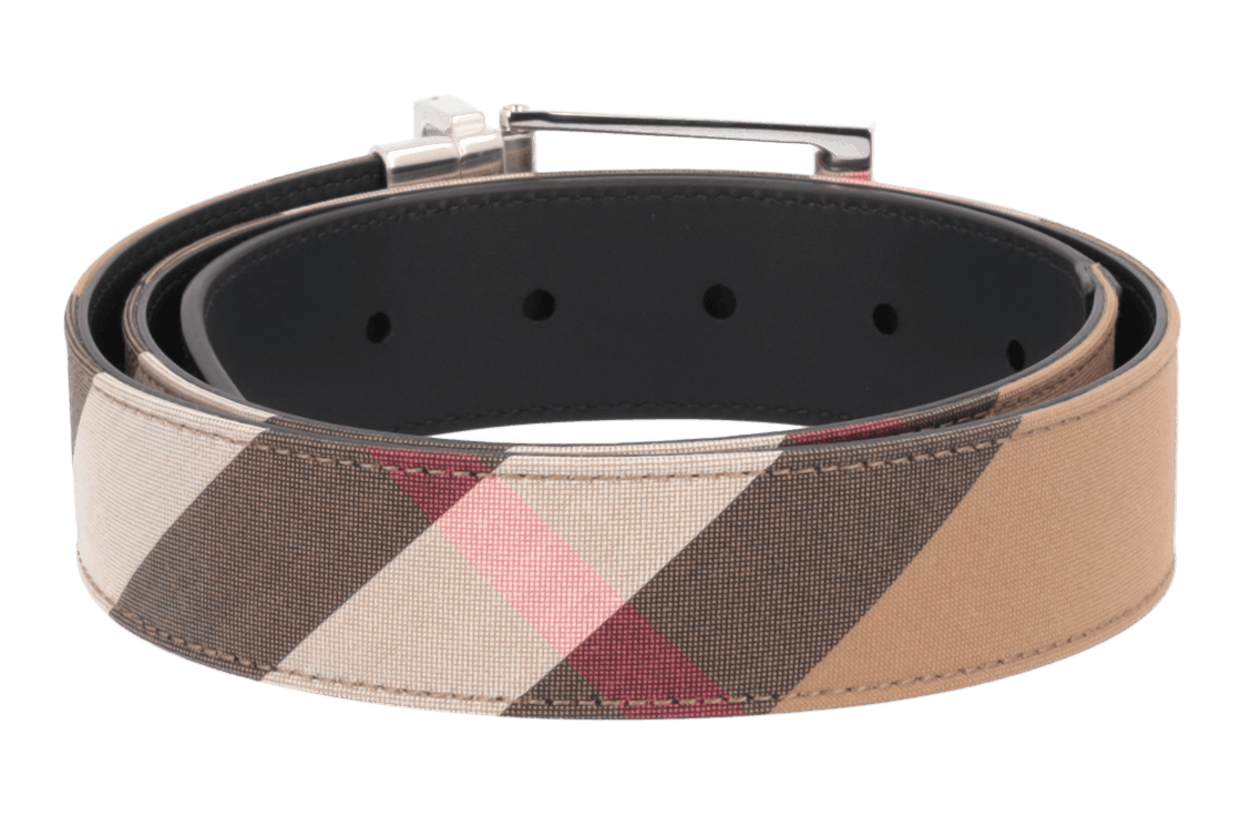 Burberry o1w1db10126 Size: 80 / Louis 35 Unisex Check Belt Size 32 - 2 Thumbnail