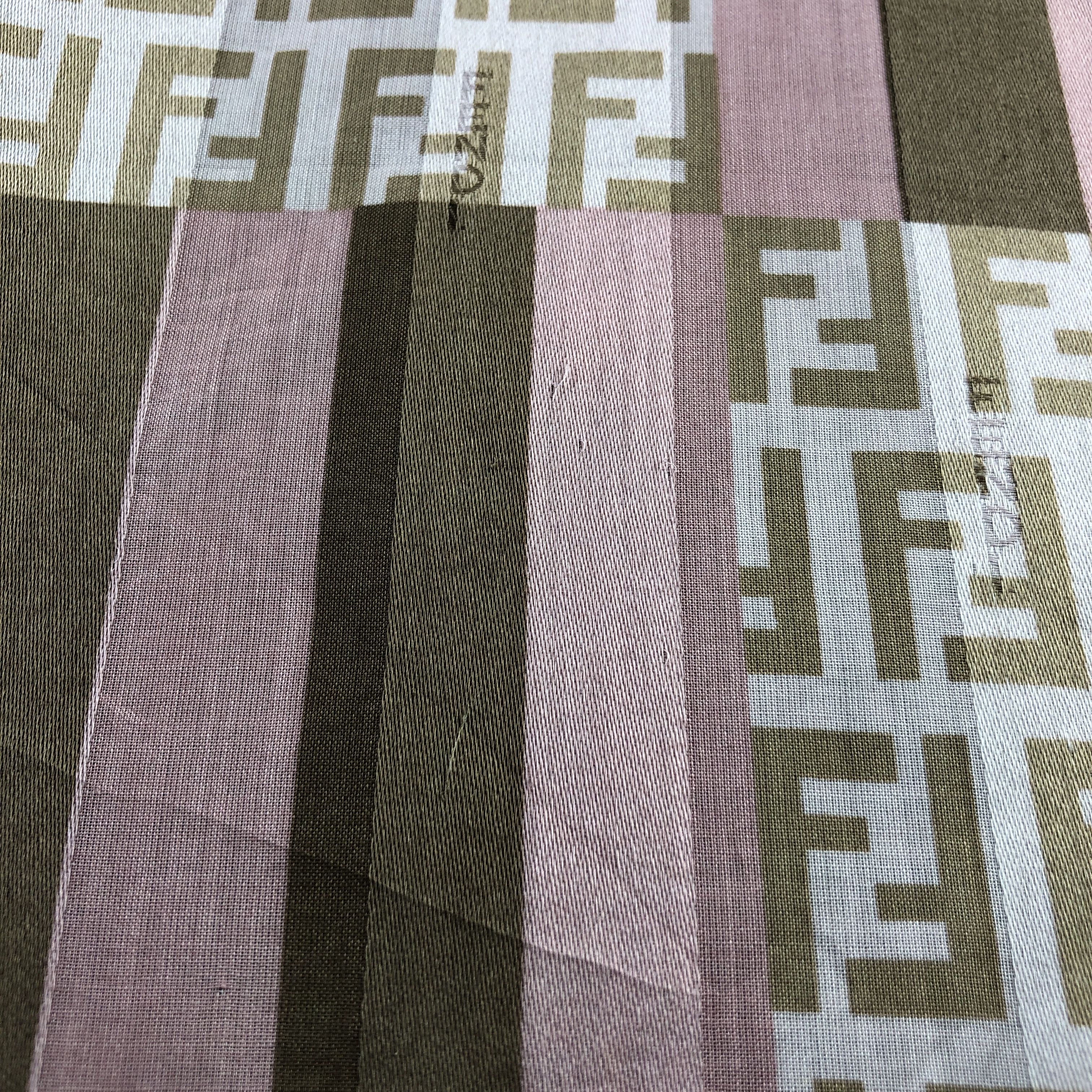 Vintage Fendi Monogram FF Handkerchief Neckerchief Bandana H2717 Size ONE SIZE - 6 Thumbnail