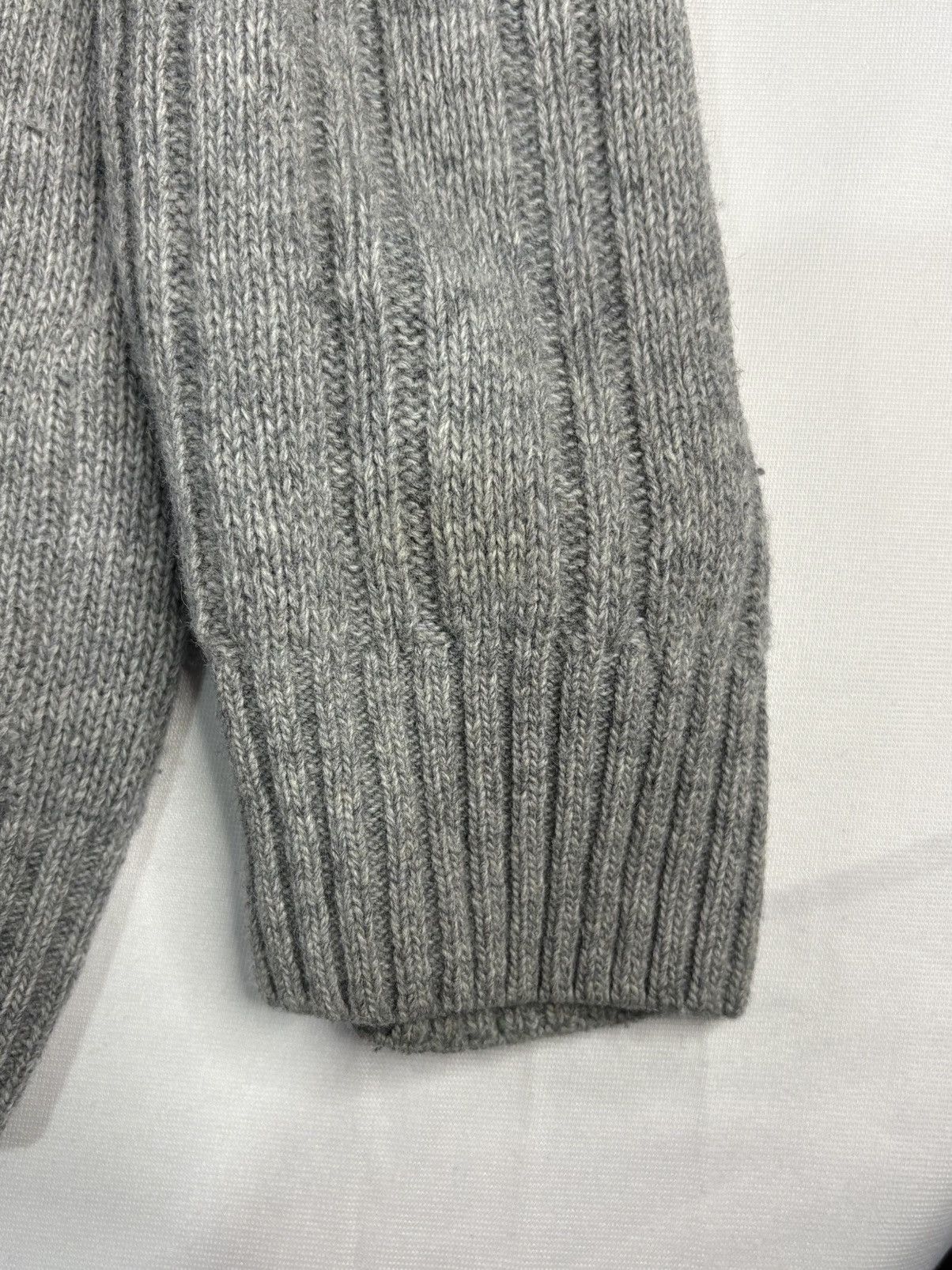 Vintage Vintage Wool Quarter Zip Cable Knit Sweater | $20 Size US XL / EU 56 / 4 - 4 Thumbnail