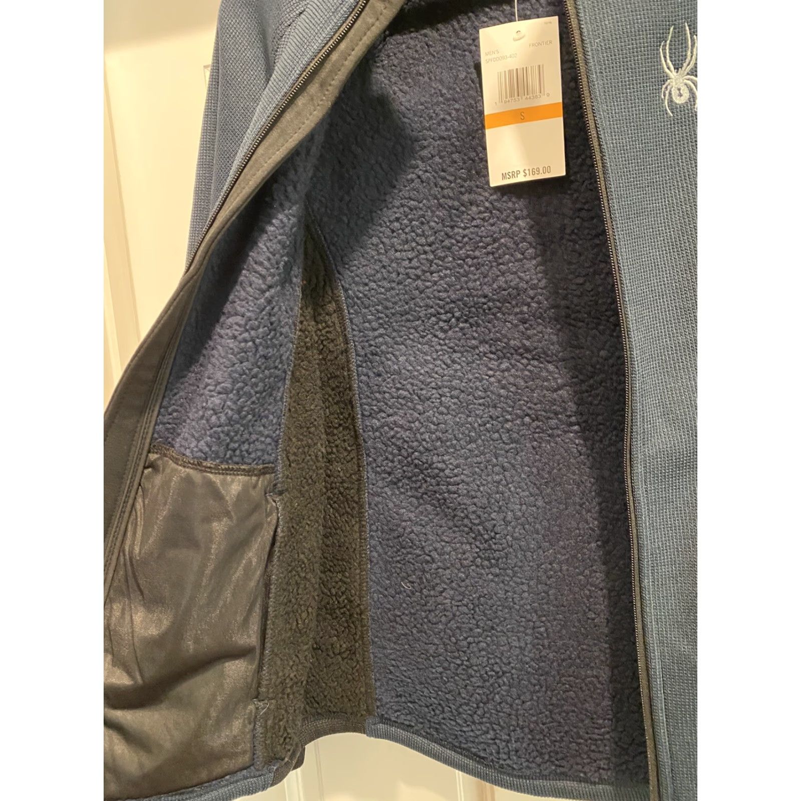Spyder Spyder Frontier Jacket Mens S nwt sherpa lined soft shell all seasons blue Black Size US S / EU 44-46 / 1 - 7 Thumbnail