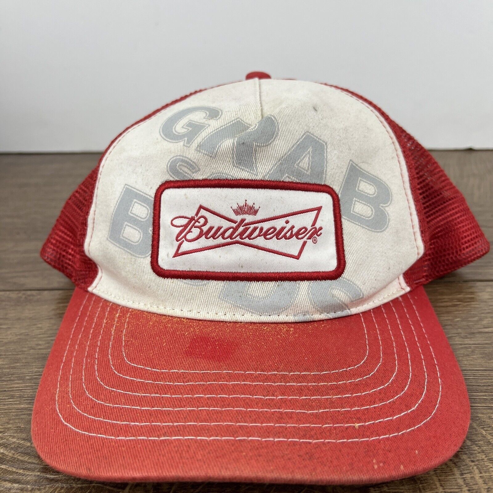 Budweiser Vintage Budweiser Snapback Hat Red Hat Adjustable Adult Size Size ONE SIZE - 5 Thumbnail