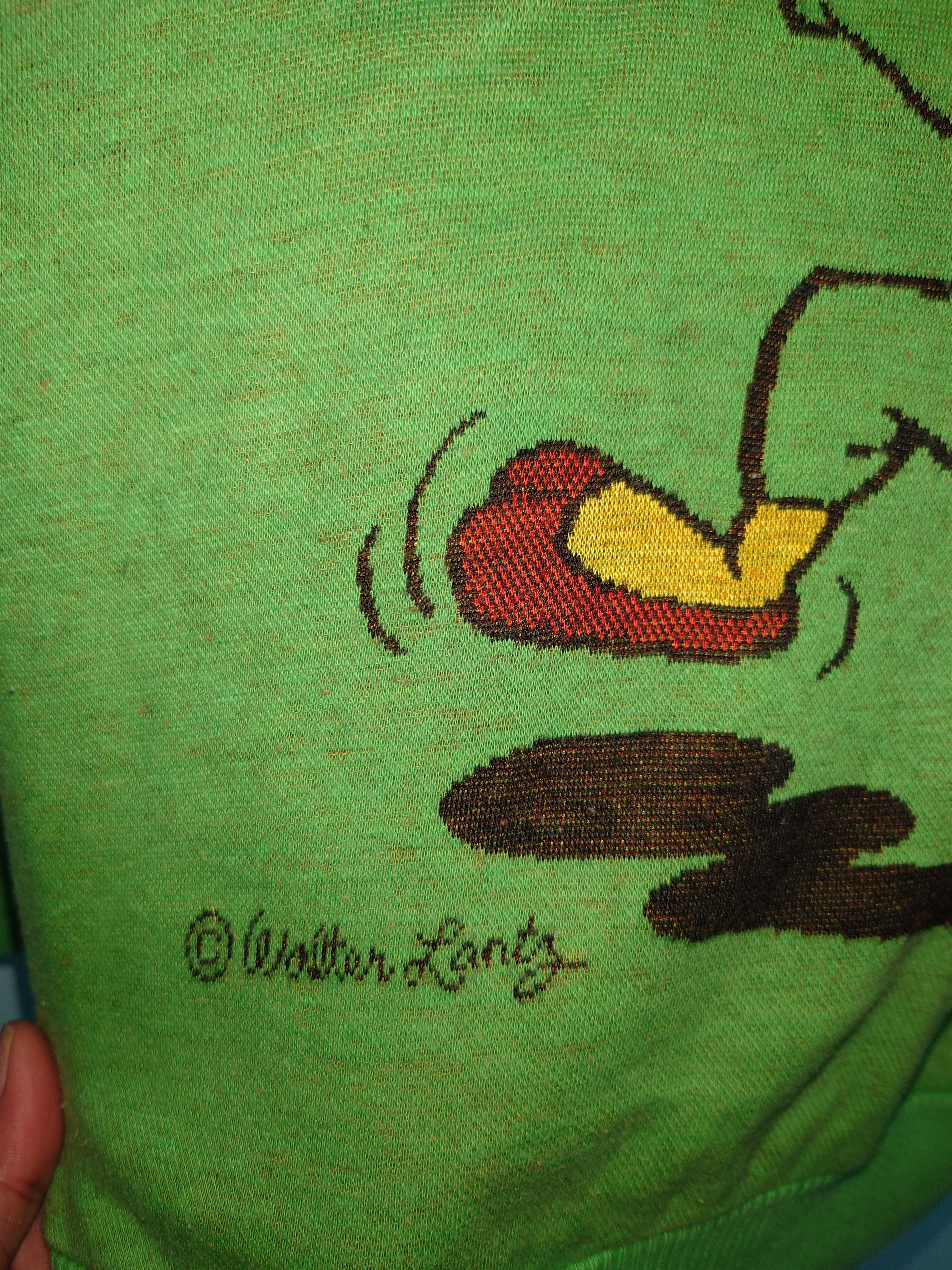 Vintage Vintage 90s Buzz Buzzard (Woody Woodpecker) Knit Sweater Size US M / EU 48-50 / 2 - 7 Thumbnail