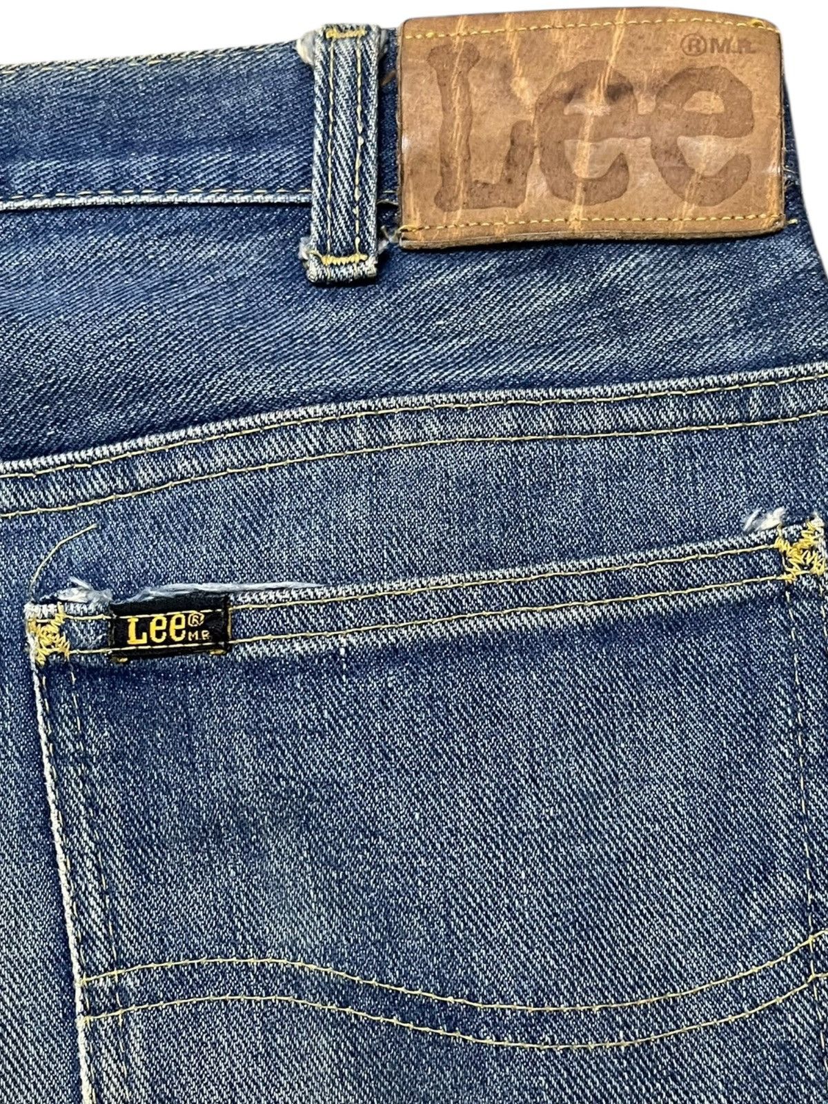 Beauty Beast × Le Grande Bleu (L.G.B.) Vintage Lee Riders Flare Bootcut Denim Size US 33 - 9 Thumbnail