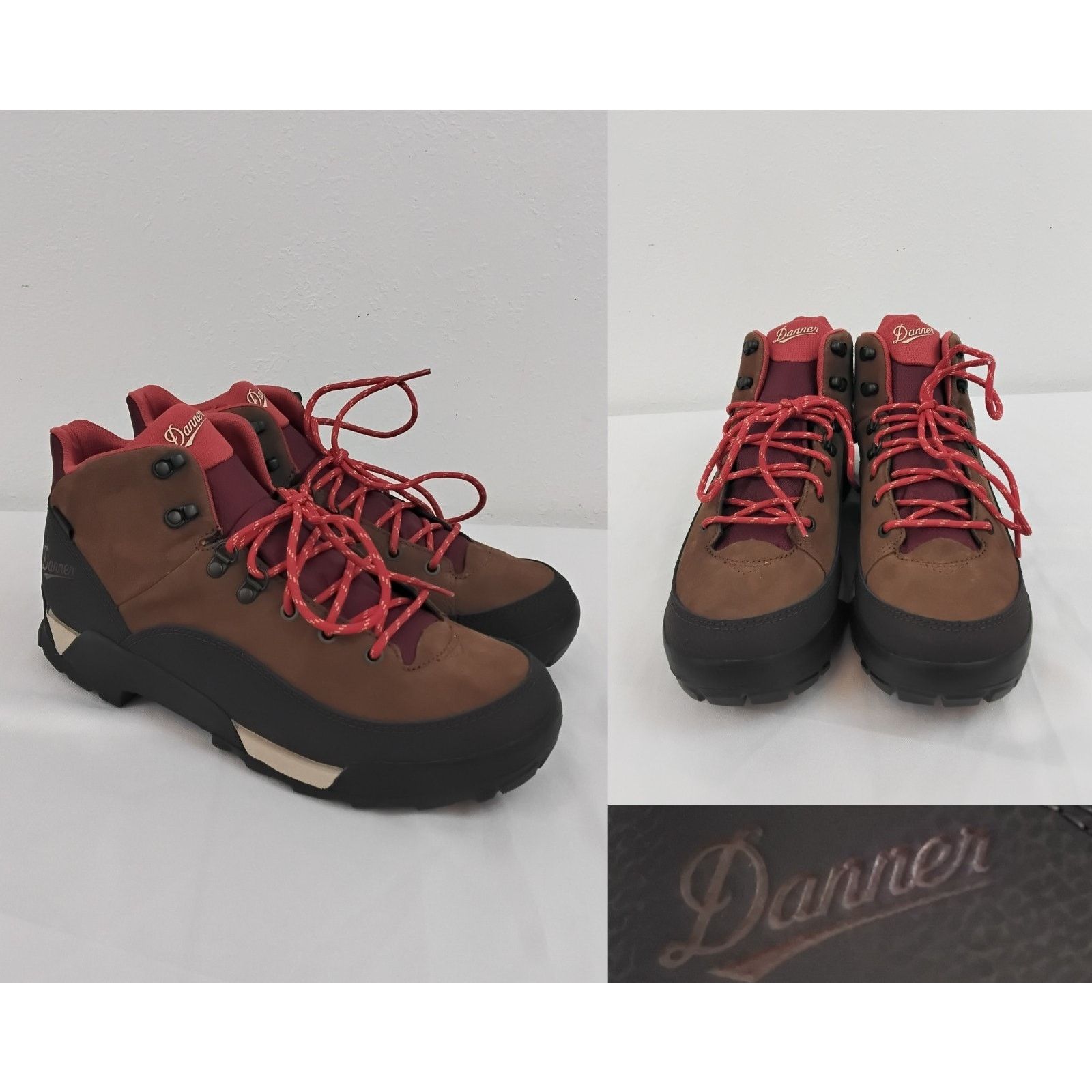 Danner Danner Panorama Mid 6" Hiking Boots Men's 10D Brown/Red NIB Size US 10 / EU 43 - 1 Thumbnail
