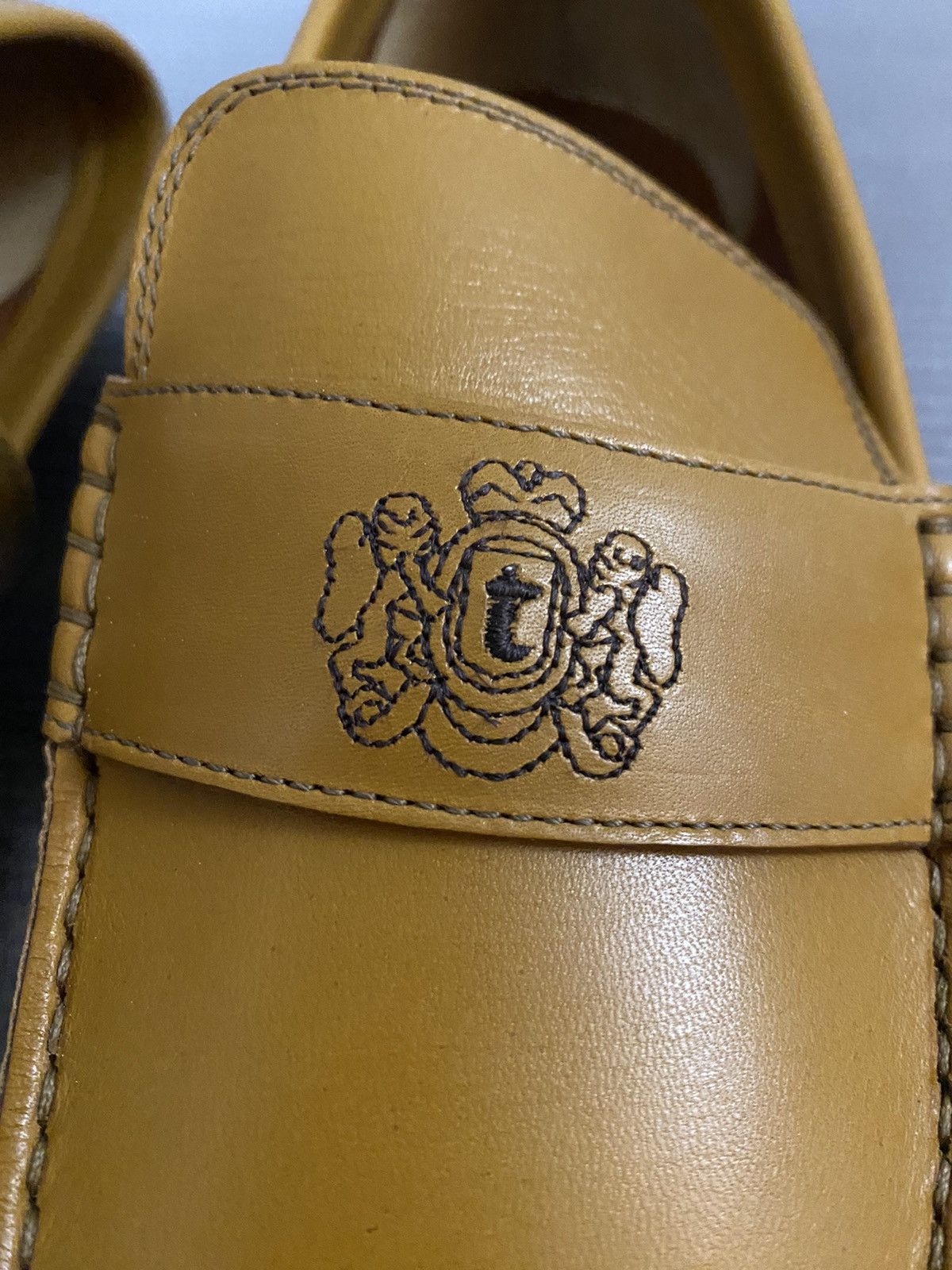 Testoni a.testoni 🇮🇹 brown calf leather handmade moccasin 11.5 US NEW Size US 11.5 / EU 44-45 - 5 Thumbnail