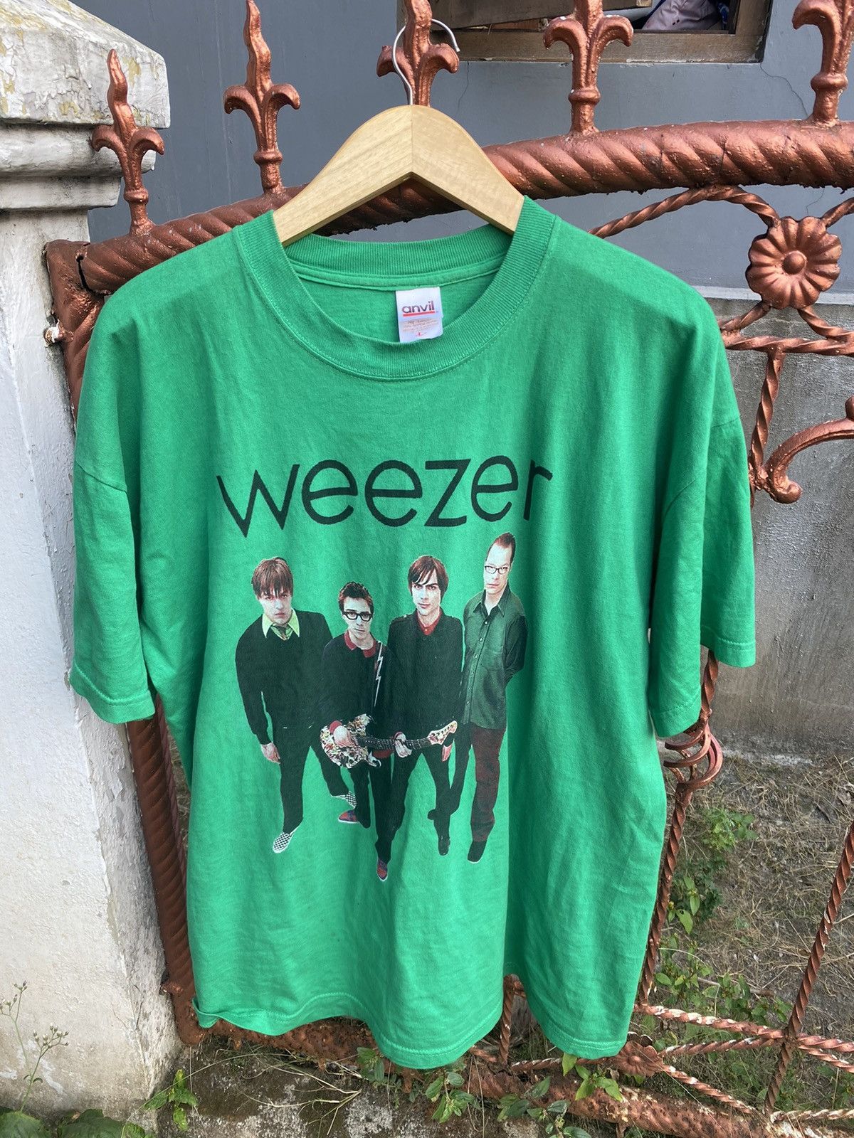 Band Tees × Vintage WEEZER GREEN ALBUM Size US L / EU 52-54 / 3 - 1 Thumbnail