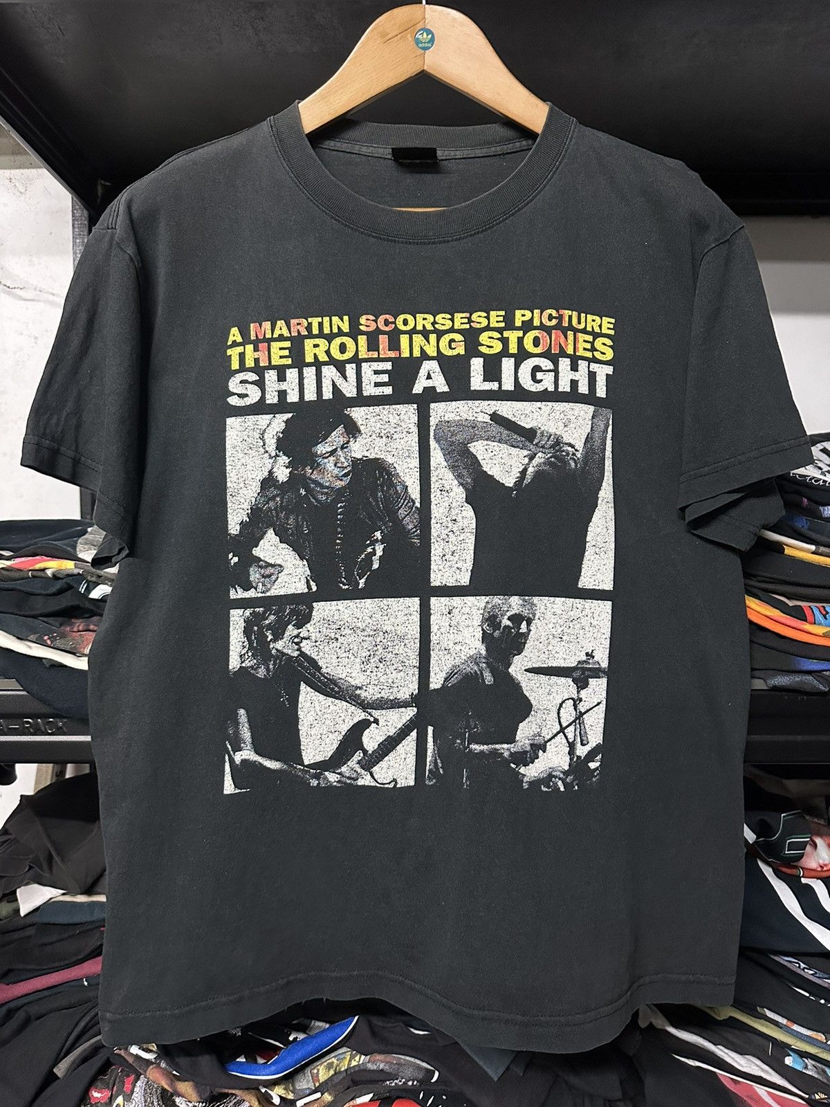 Band Tees × Vintage Vintage The Rolling Stones Shine A Light Faded Tee Size US L / EU 52-54 / 3 - 1 Thumbnail