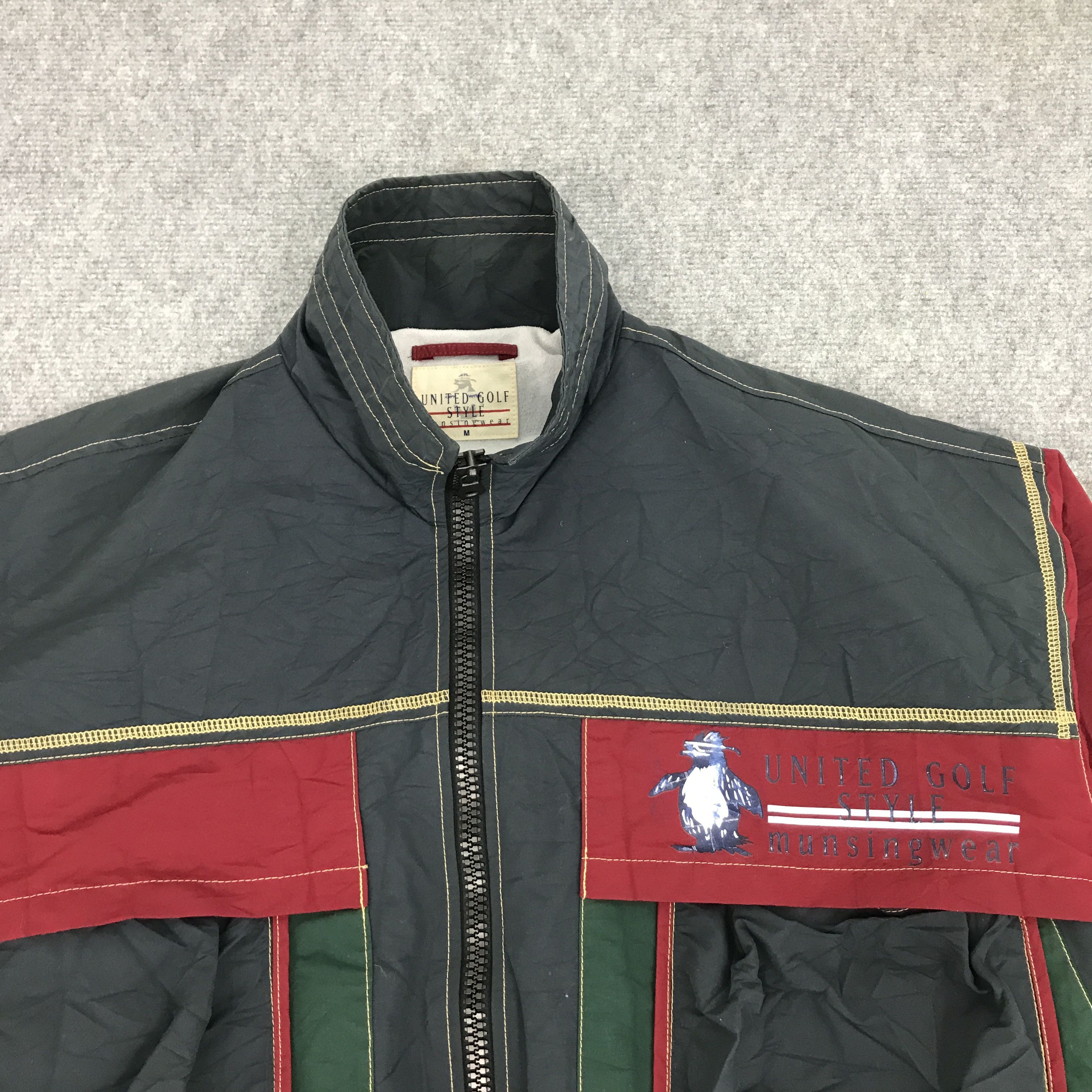 Japanese Brand UNITED GOLF STYLE BOMBER ZIPPER JACKET Size US M / EU 48-50 / 2 - 2 Thumbnail
