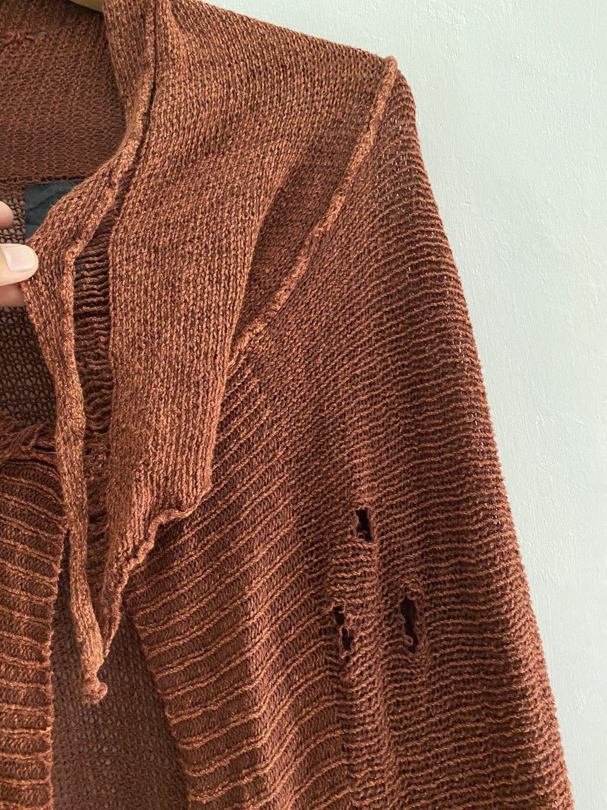 If Six Was Nine × Japanese Brand × Le Grande Bleu (L.G.B.) Vintage rococo distressed grunge crazy knit Size US M / EU 48-50 / 2 - 5 Thumbnail