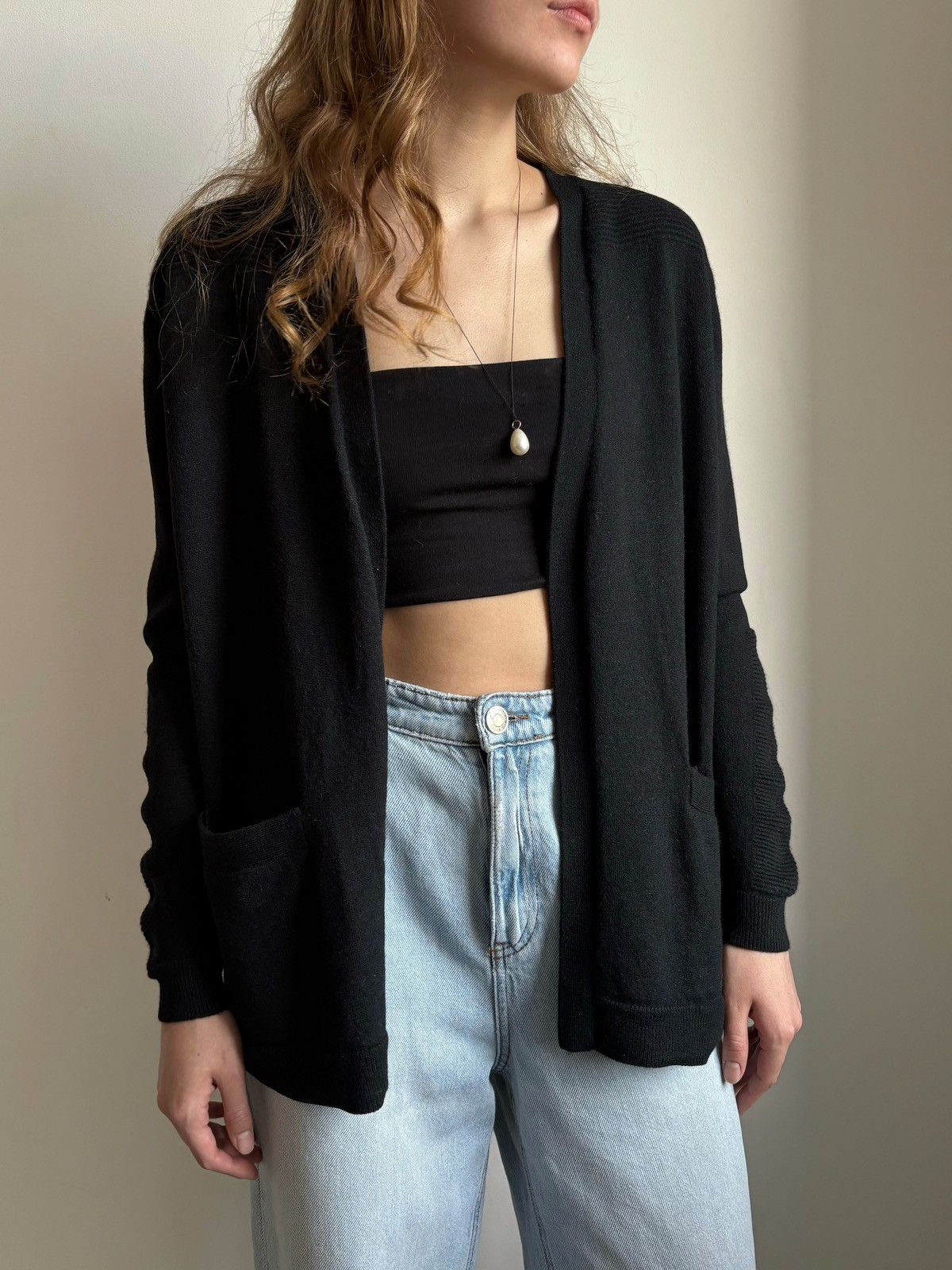Sandro SANDRO PARIS WOMEN MERINO WOOL CARDIGAN AVANT GARDE SIZE 3 L Size L / US 10 / IT 46 - 11 Thumbnail