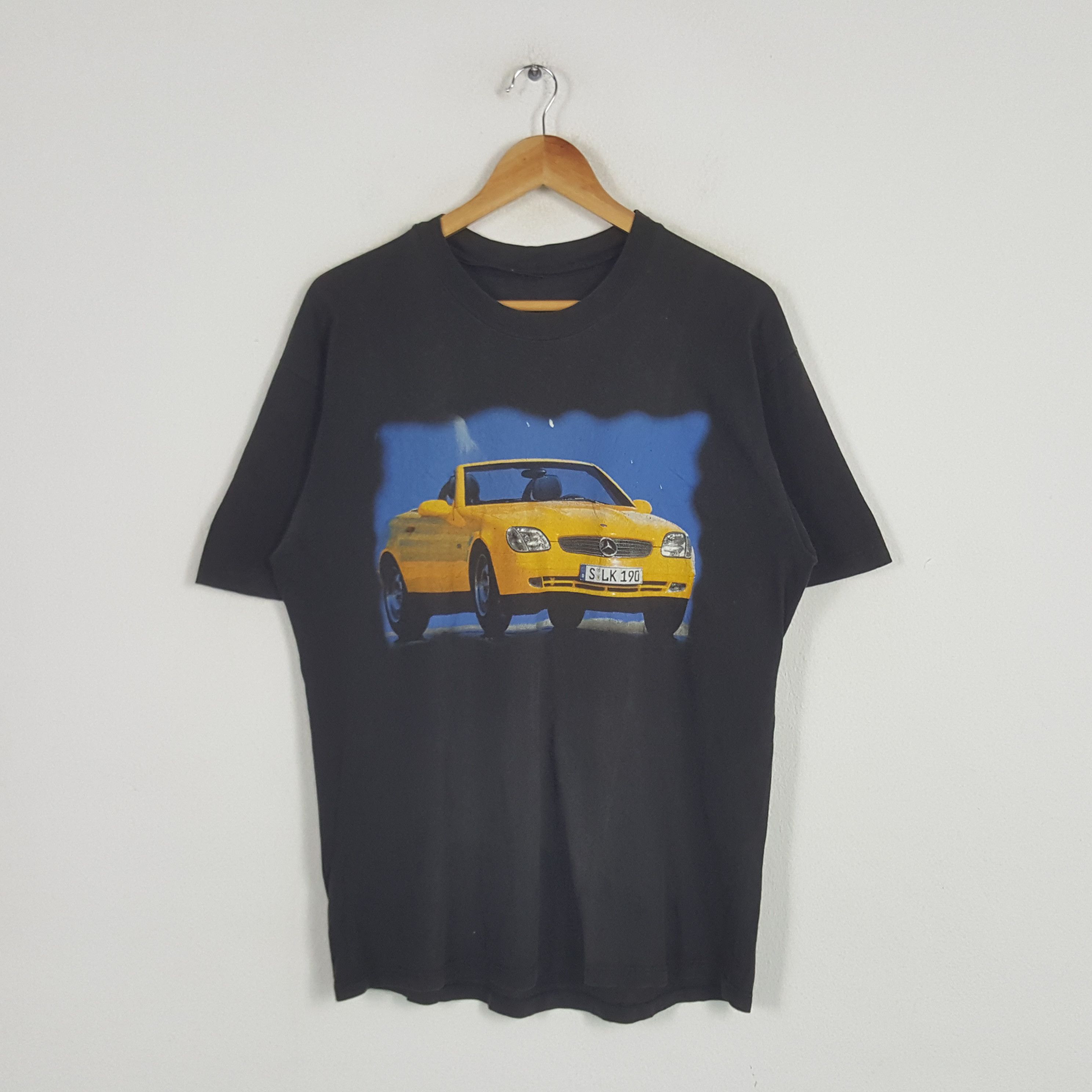 Mercedes-Benz × Vintage Vintage Car Mercedes Benz SLK 230 Luxury Motorsports Tshirt Size US L / EU 52-54 / 3 - 1 Thumbnail