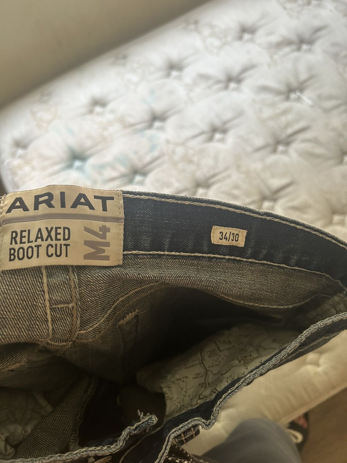 Ariat Y2K style jeans Size US 34 / EU 50 - 3 Thumbnail