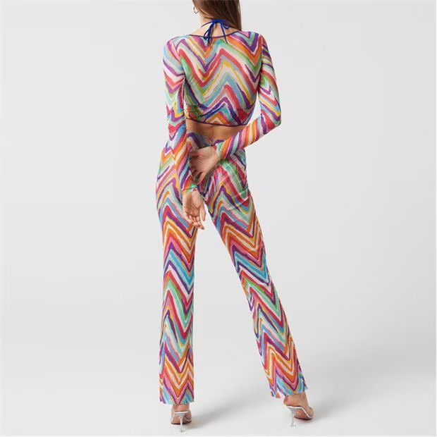 Missoni o1g2r1mq1124 Tulle Trouser in Multicolor Size 30" / US 8 / IT 44 - 5 Thumbnail