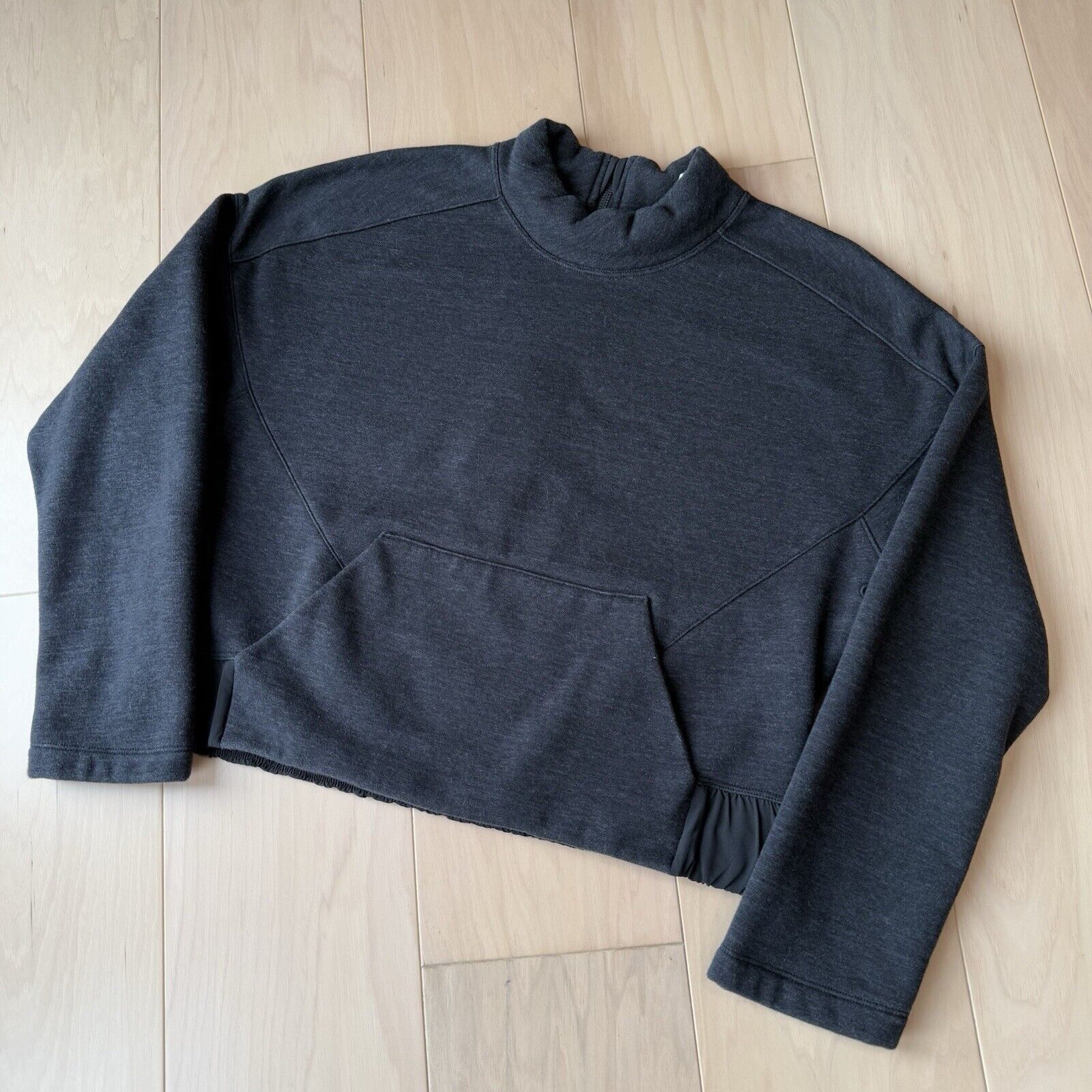 Lululemon Lululemon Light as Warmth Crew 10 Dark Gray Casual Pullover Size L / US 10 / IT 46 - 9 Thumbnail