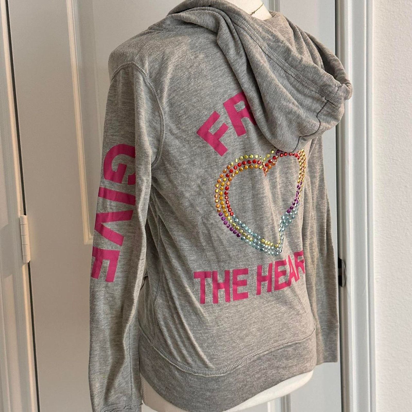 & Other Stories Y2K Size Medium Light Weight Thin 2000 Bedazzled Jacket Soft Size M / US 6-8 / IT 42-44 - 2 Thumbnail