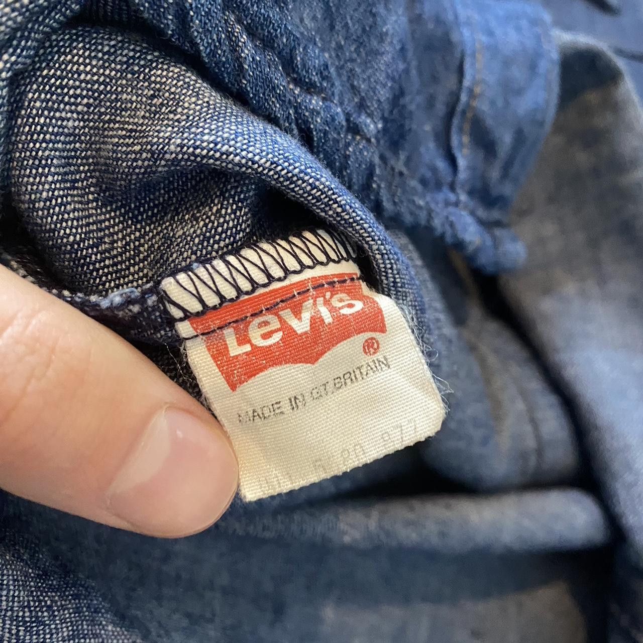 Levi's 80s Orange Red Tab Levi's denim shirt - classic Size US M / EU 48-50 / 2 - 6 Thumbnail