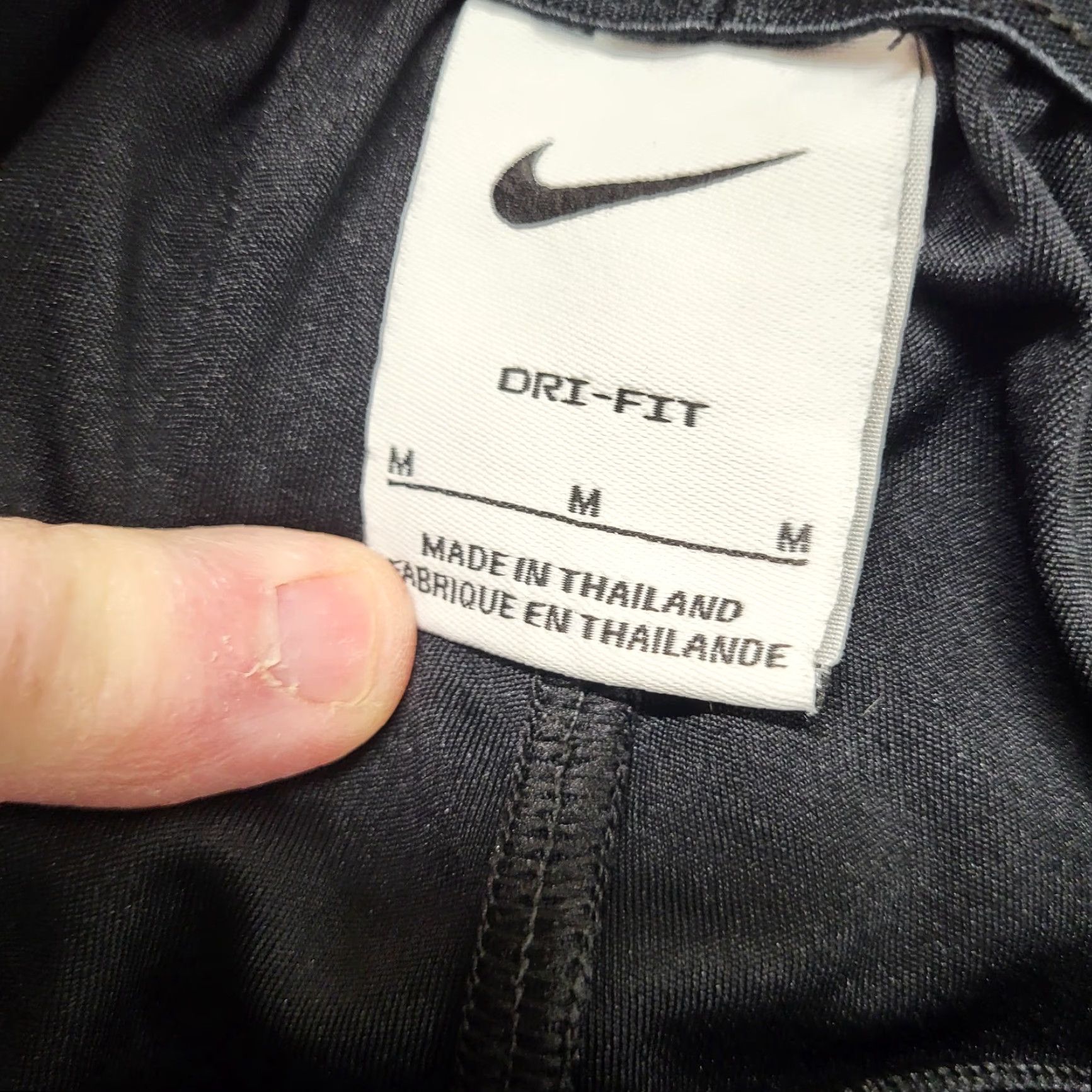 Nike Nike Athletic Dri-Fit Shorts Men Medium Black Training Running Basketball Size US 31 - 4 Thumbnail