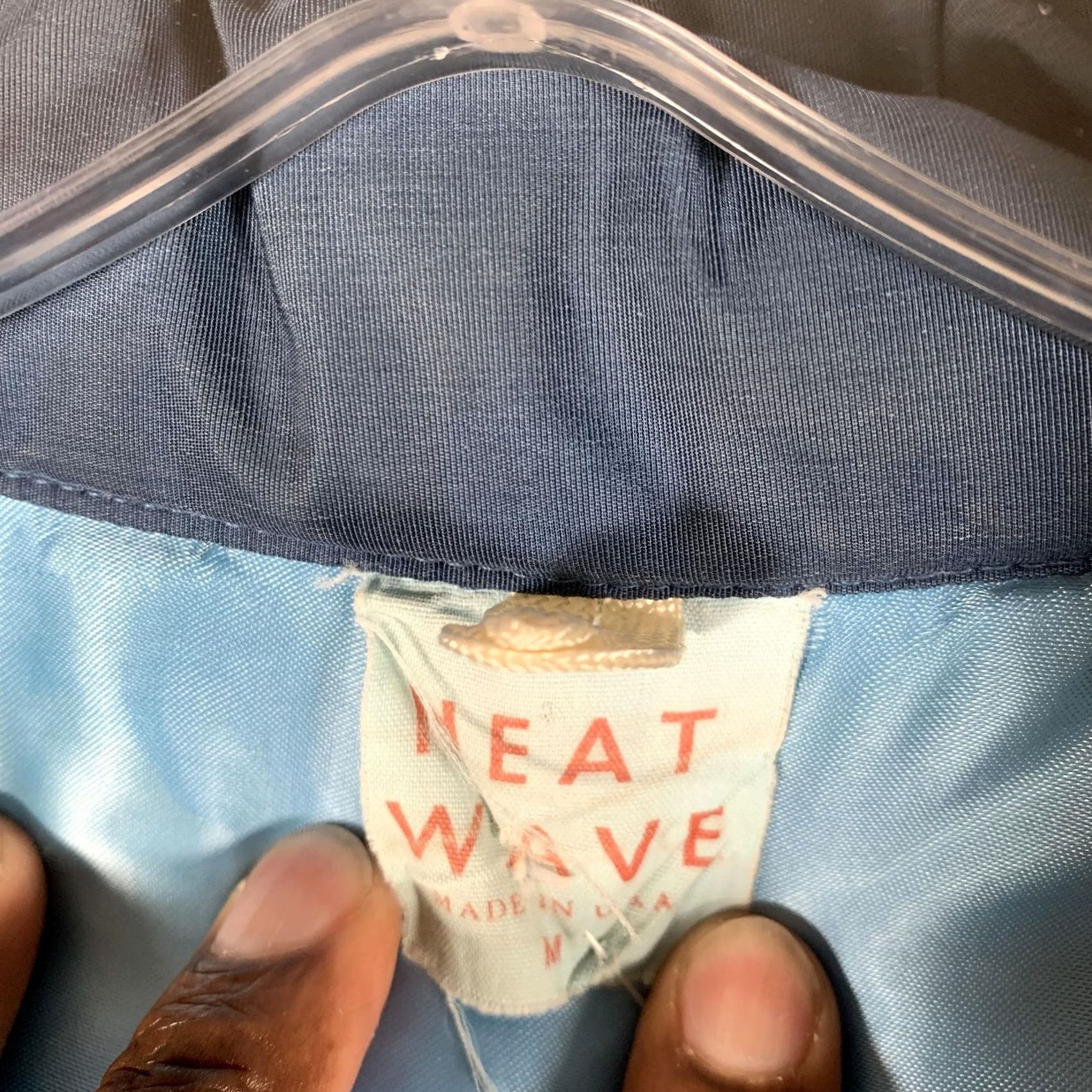 Vintage VINTAGE Heatwave Jacket Mens M Blue Puffer Eagle Applique Made USA 70s Size US M / EU 48-50 / 2 - 4 Thumbnail
