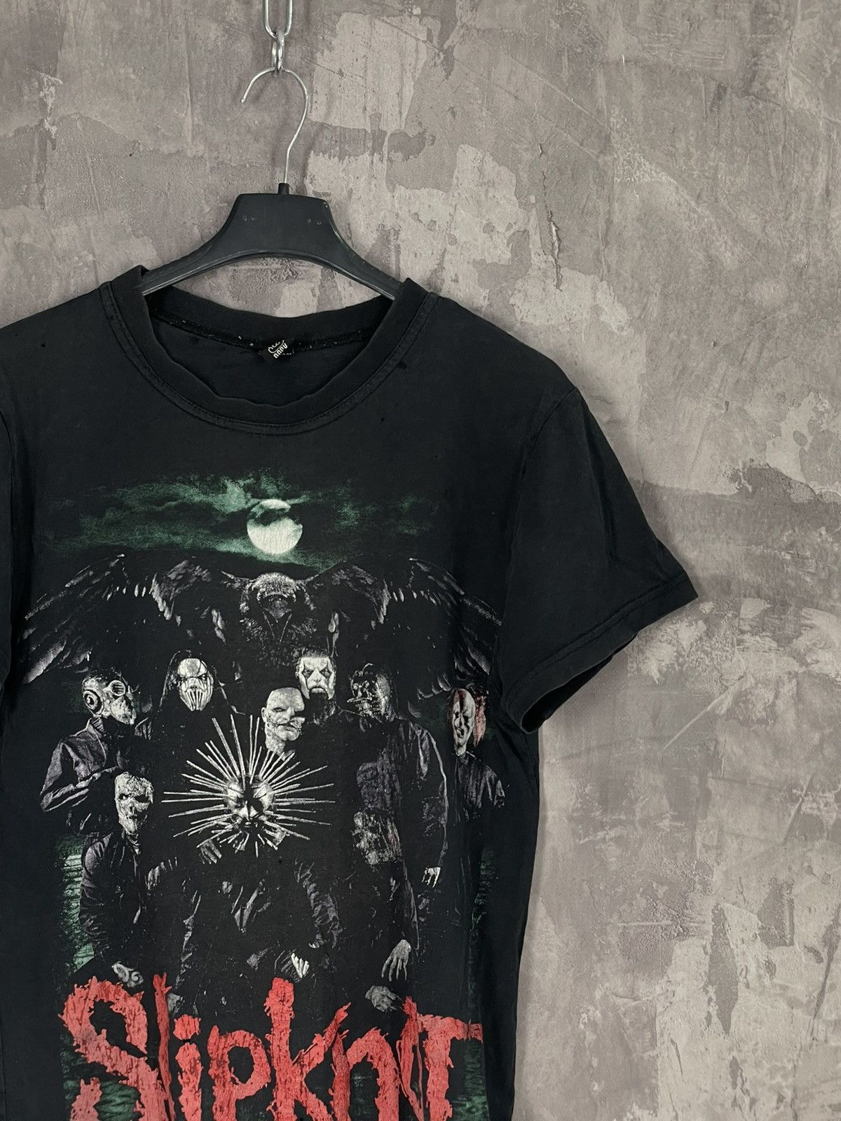 Band Tees × Vintage Vintage Y2K Slipknot Distressed Band Y2K T-Shirt Size US S / EU 44-46 / 1 - 4 Thumbnail