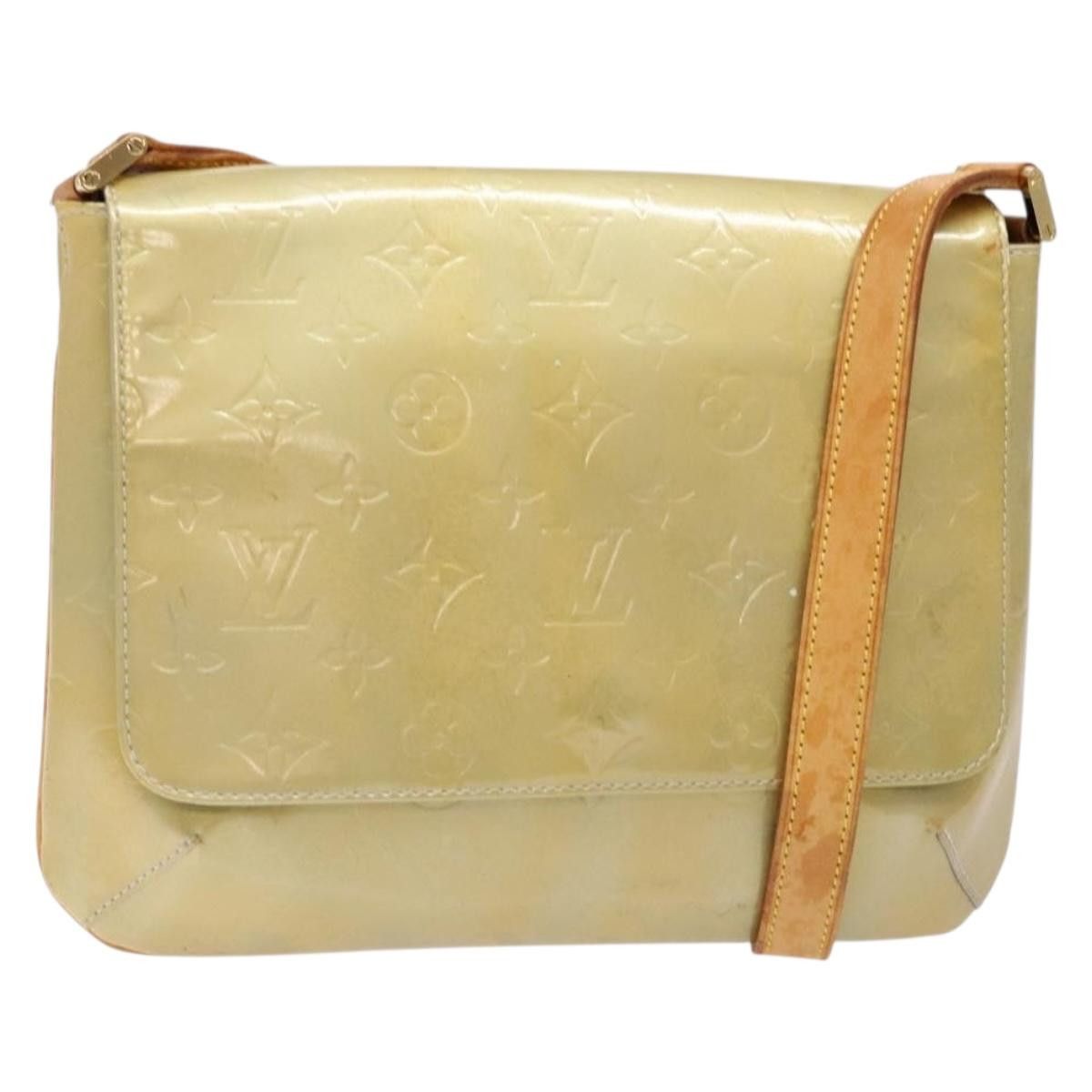 LOUIS VUITTON Monogram Vernis Thompson Street Bag Gris