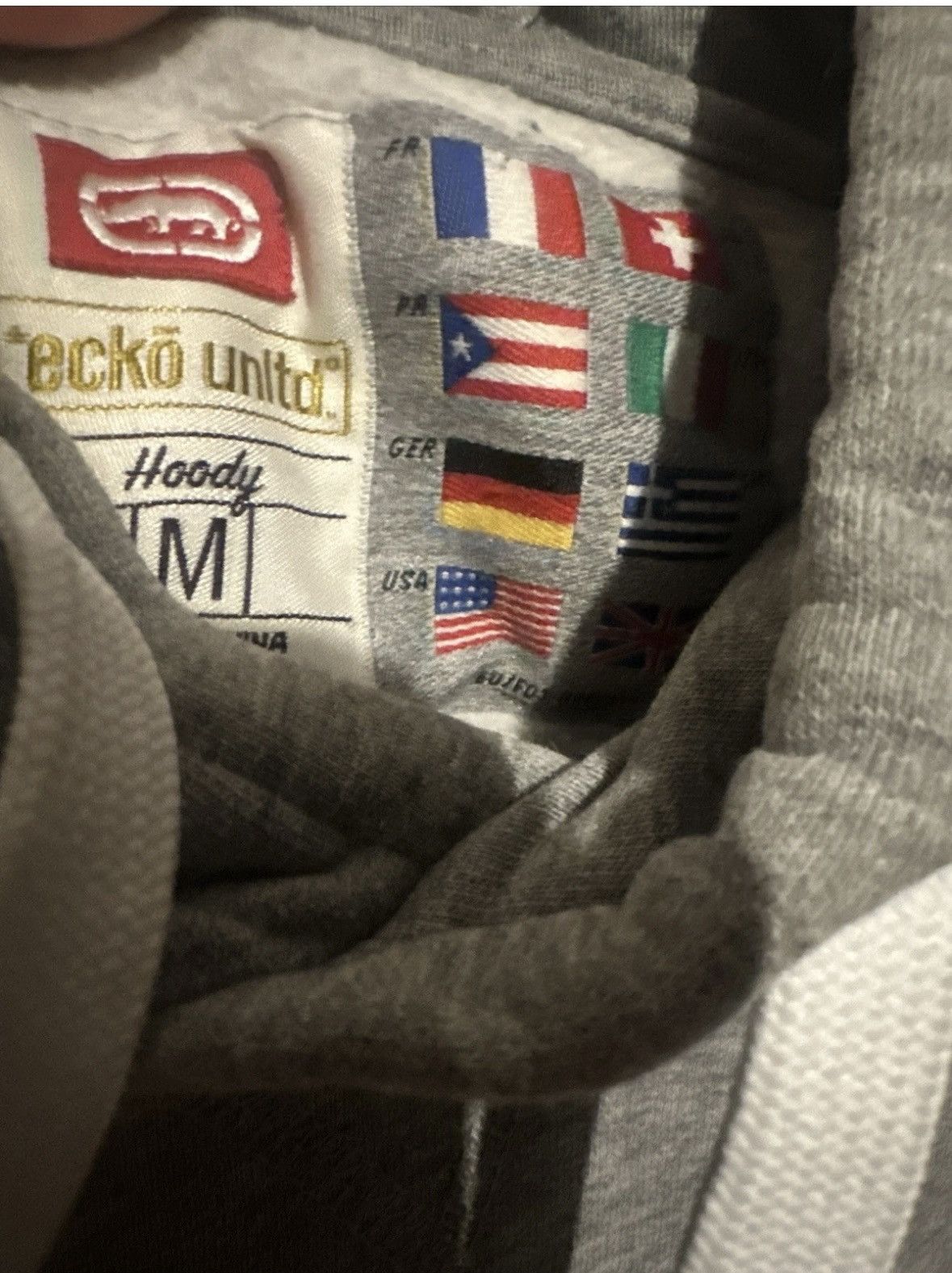 Ecko Unltd. Ecko Unltd. Men's Gray Embroidered Logo Hoodie Vintage Y2K Size US M / EU 48-50 / 2 - 5 Thumbnail