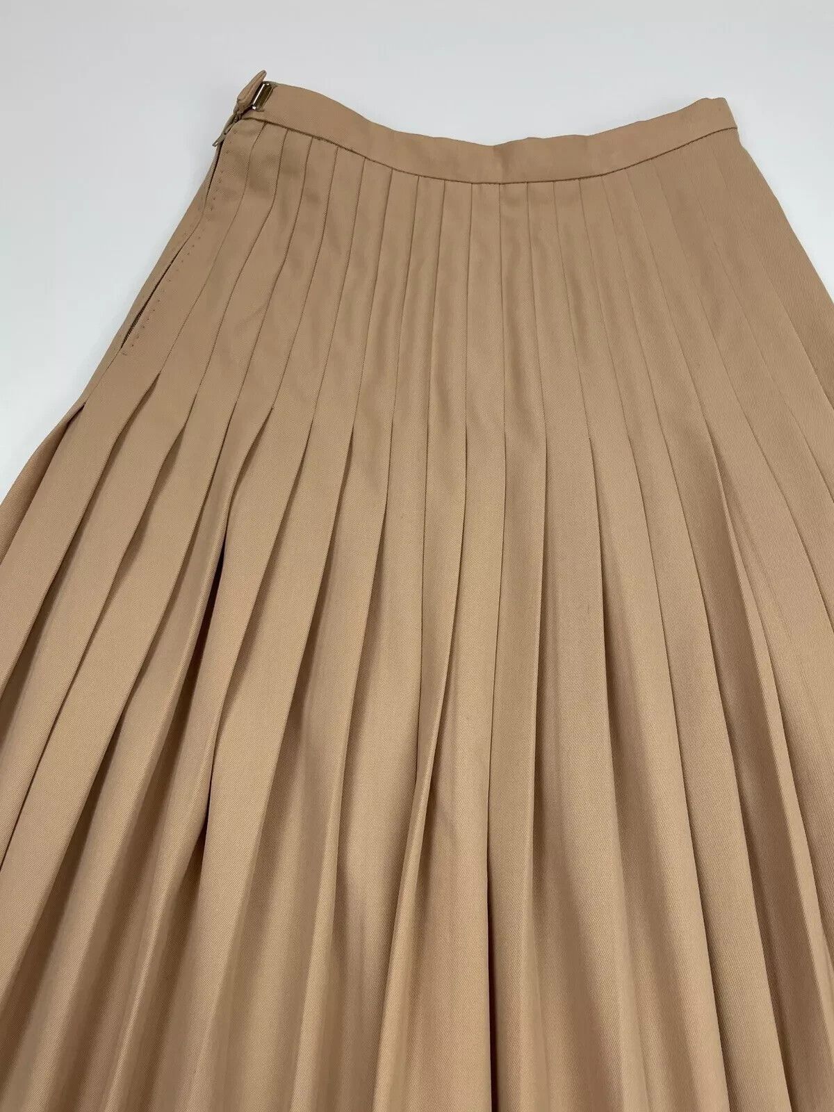 Givenchy Vintage Givenchy 5 Please Wool A-line Midi Skirt Beige Rare Size 30" / US 8 / IT 44 - 13 Thumbnail