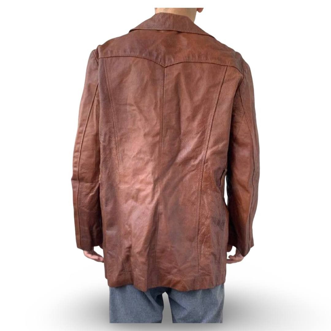 Leather VTG leather coat Gala #1014 Size US L / EU 52-54 / 3 - 2 Thumbnail