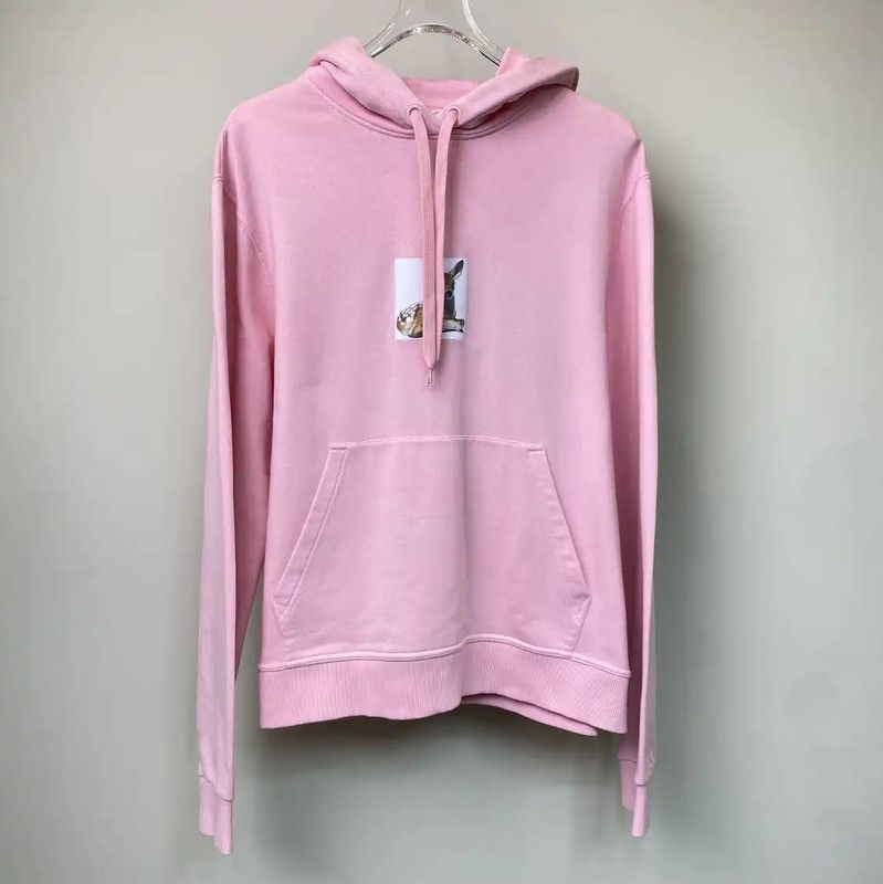 Burberry Burberry Pink Cotton Women's Hoodie Size L / US 10 / IT 46 - 1 Thumbnail
