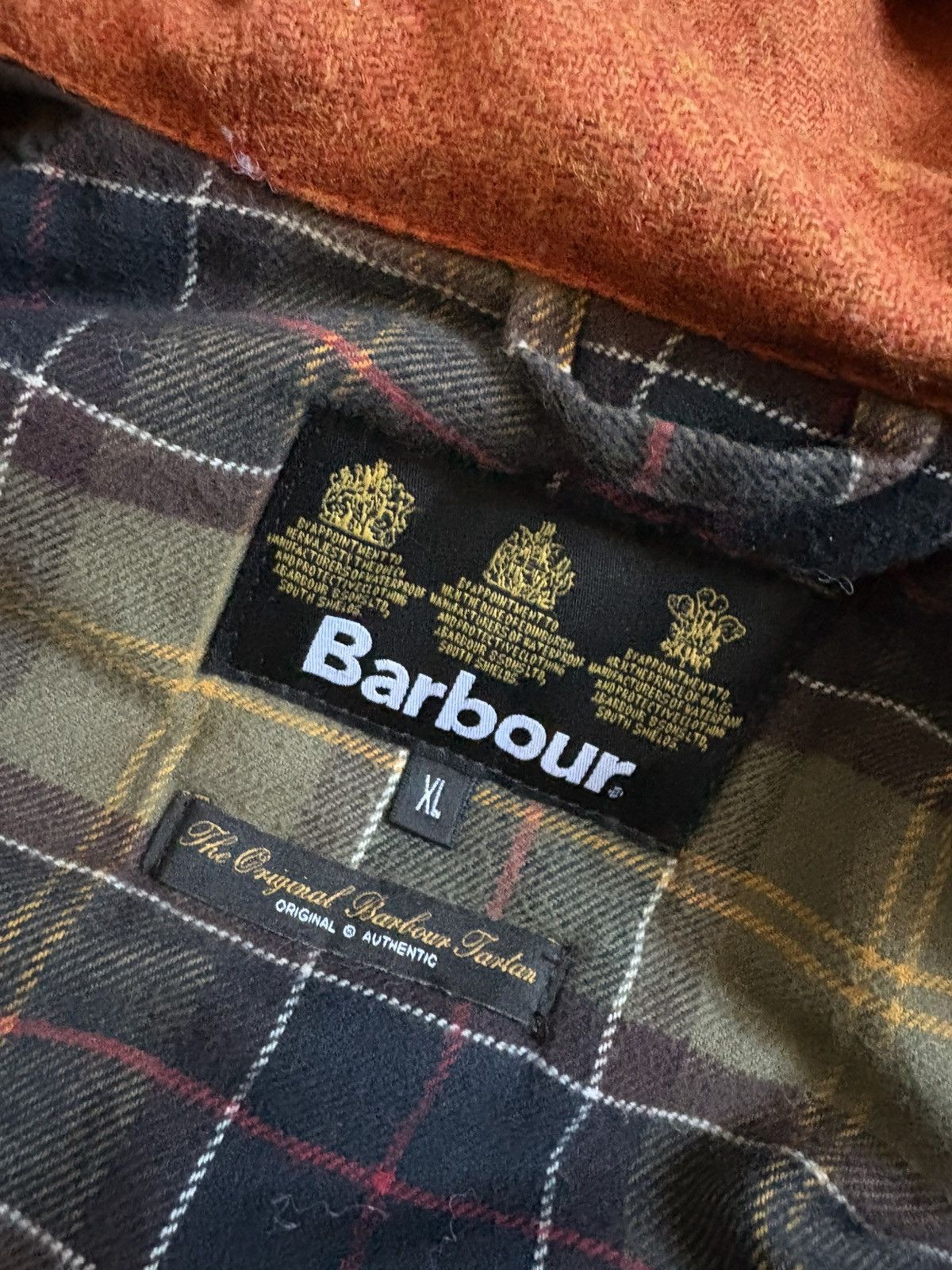 Barbour vintage waxed barbour hooded field jacket Size US XL / EU 56 / 4 - 3 Thumbnail