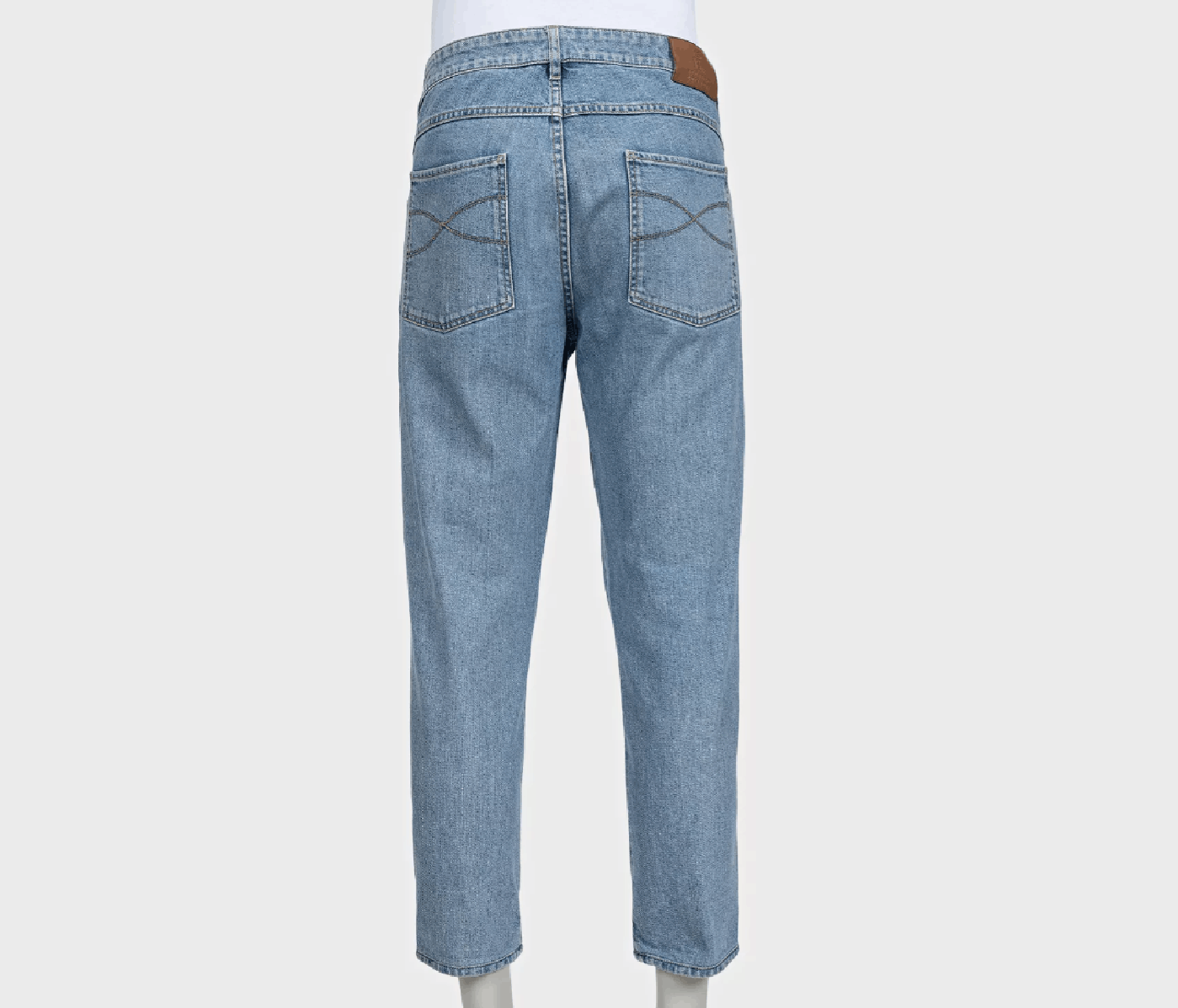 Brunello Cucinelli Brunello Cucinelli Blue Straight Leg Jeans IT54 XXL Size US 38 / EU 54 - 3 Thumbnail
