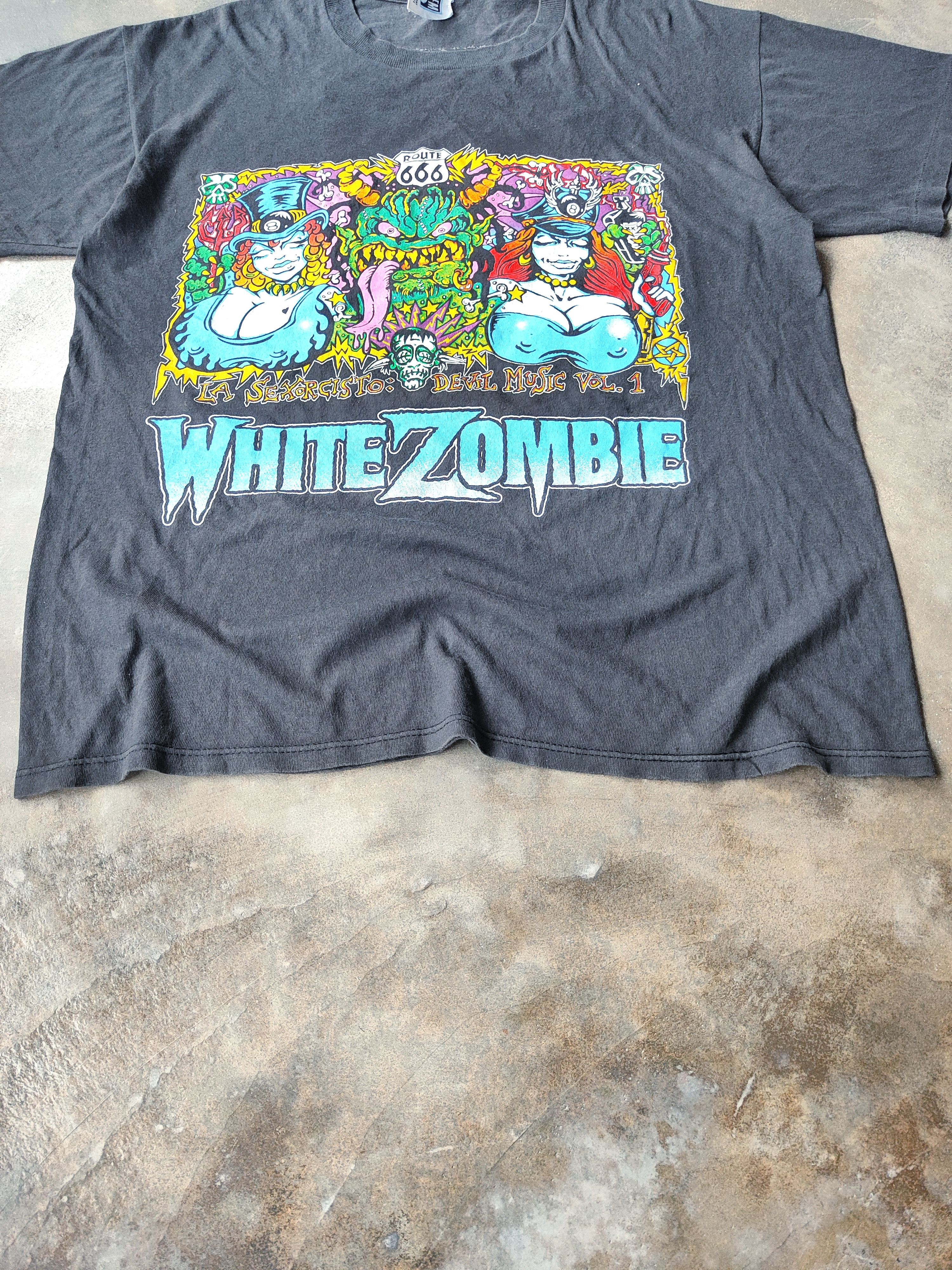 Band Tees Vintage 90s White Zombie “Say You Love Satan” Band T-Shirt Size US L / EU 52-54 / 3 - 4 Thumbnail