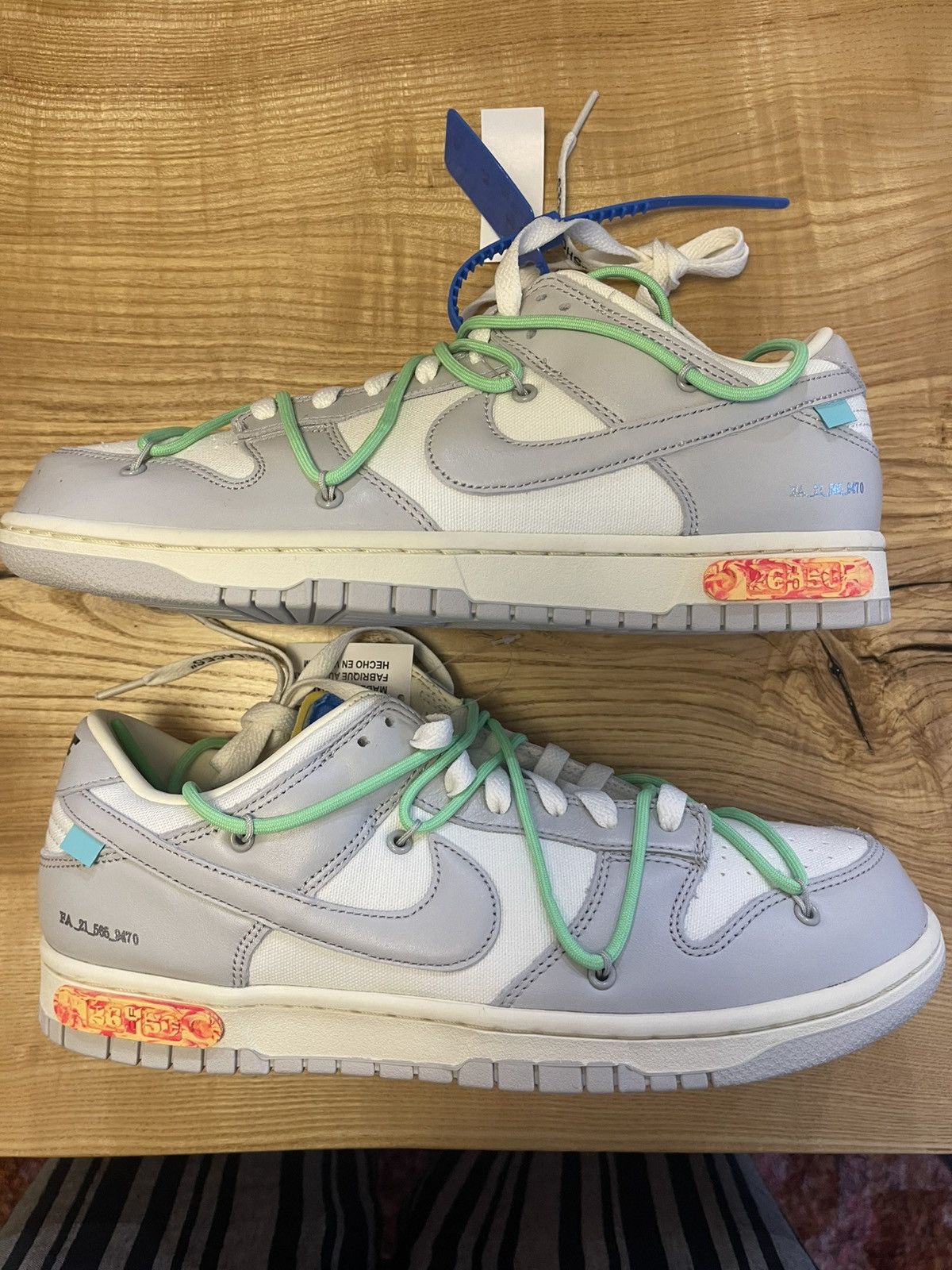 Nike × Off-White Off-White Nike Dunk low 26/50 size 10.5 Size US 10.5 / EU 43-44 - 1 Thumbnail