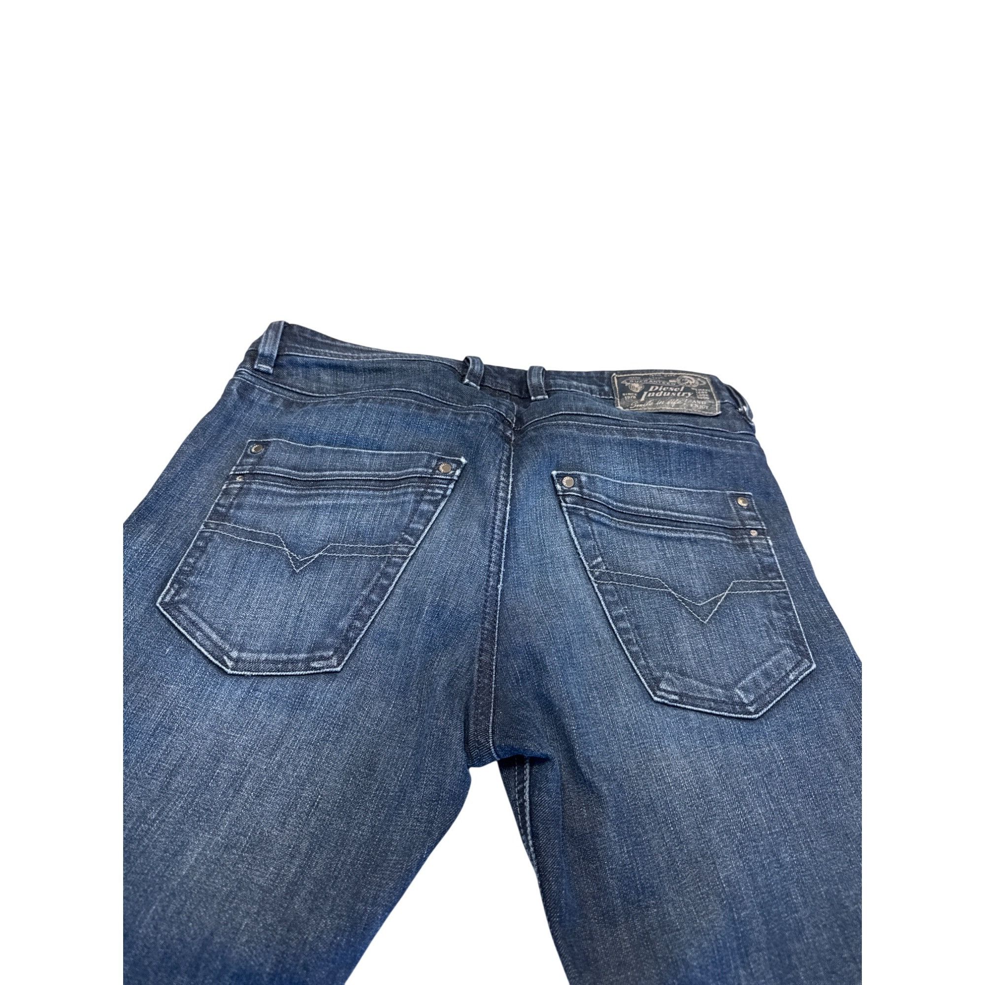 Diesel Diesel Krayver Mens Blue Denim Jeans Size 29x32 SKU 7002 Size US 29 - 6 Thumbnail