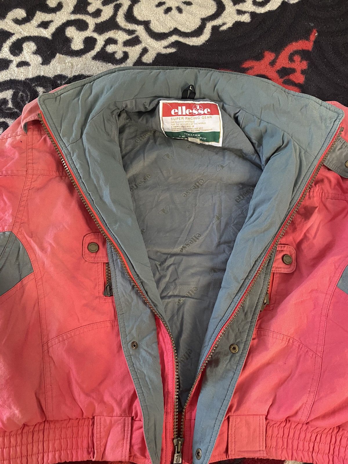 Ellesse × Vintage Vintage Ellesse Super Racing Gear Jacket Size US L / EU 52-54 / 3 - 10 Thumbnail