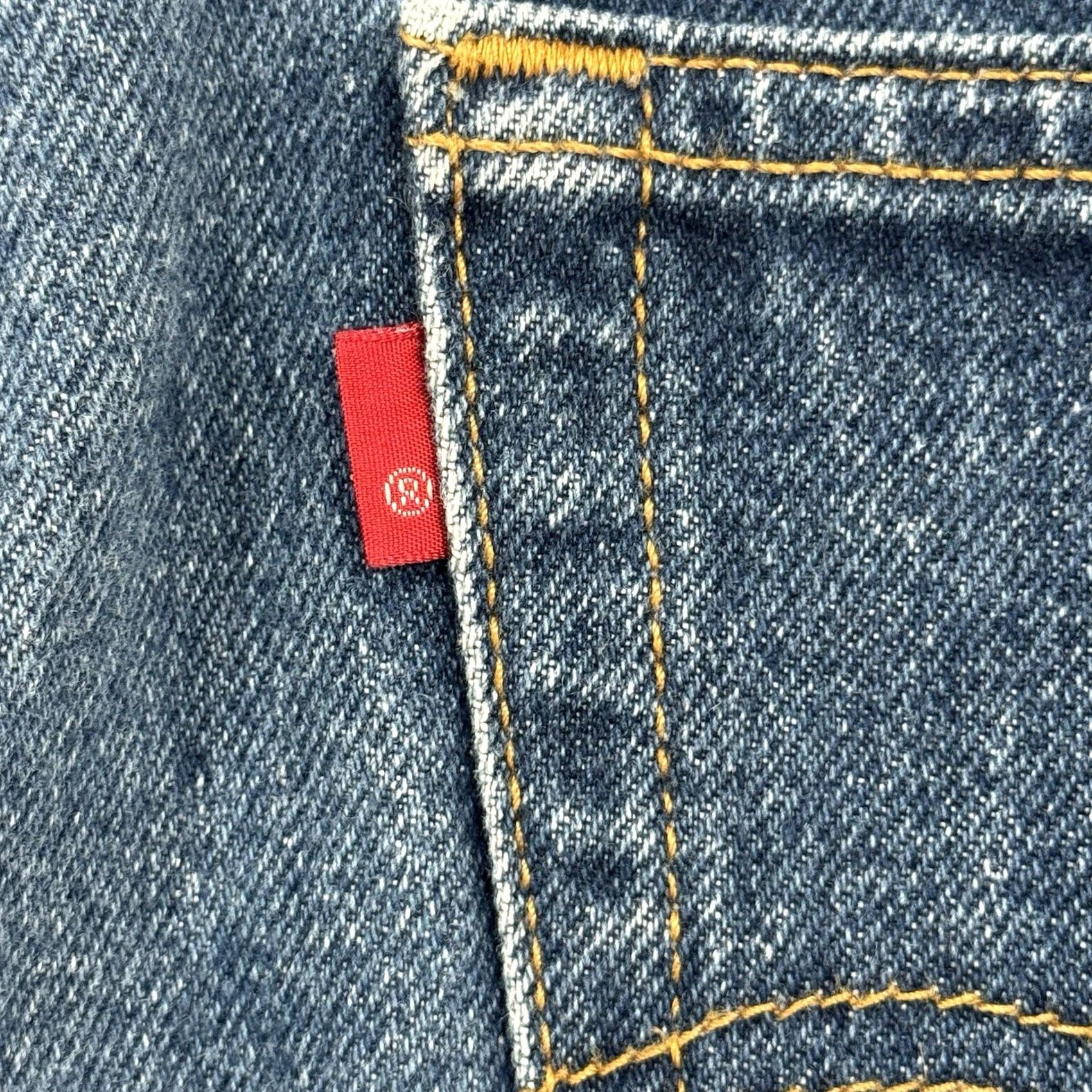 Levi's VINTAGE Levi’s 517 Bootcut Jeans Men’s 34x34 Dark Wash Denim Jeans Regular Blue 80s USA Mens Size US 34 / EU 50 - 6 Thumbnail