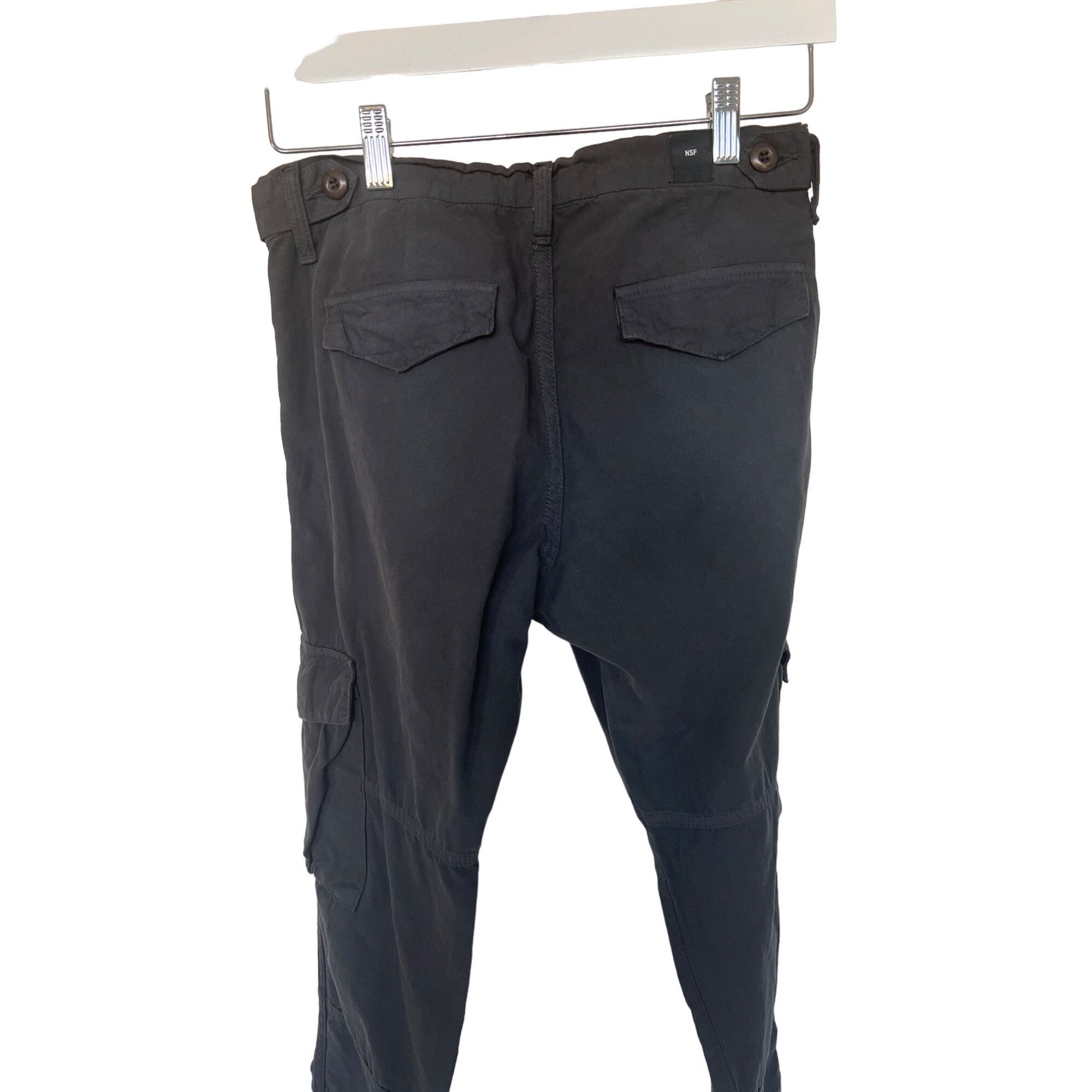 NSF NSF Basquiat Soft Black Cargo Pants Size 25" / US 0 / IT 36 - 8 Thumbnail