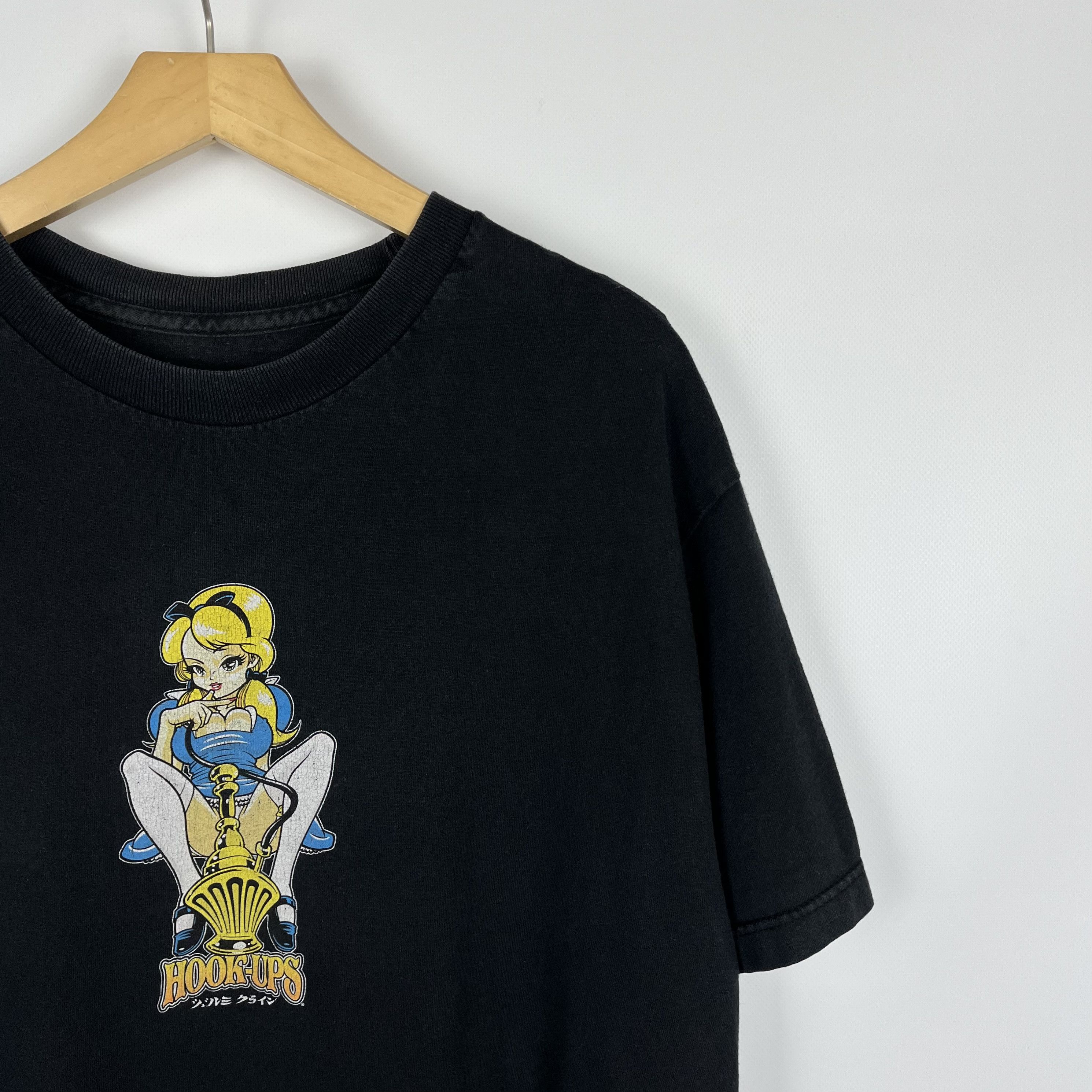 Hook-Ups Vintage Hook Ups Anime Y2K Big Logo T Shirt 2000’s Size US L / EU 52-54 / 3 - 2 Thumbnail